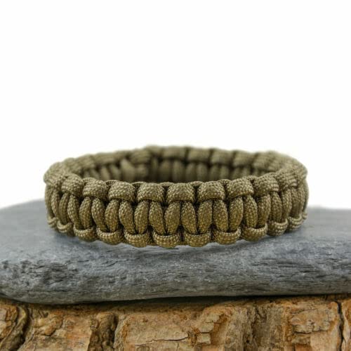 Survival Paracord Bracelet with Quick-Release Buckle - Made in USA | Perfect for Outdoor Adventures, Camping & Emergency Preparedness