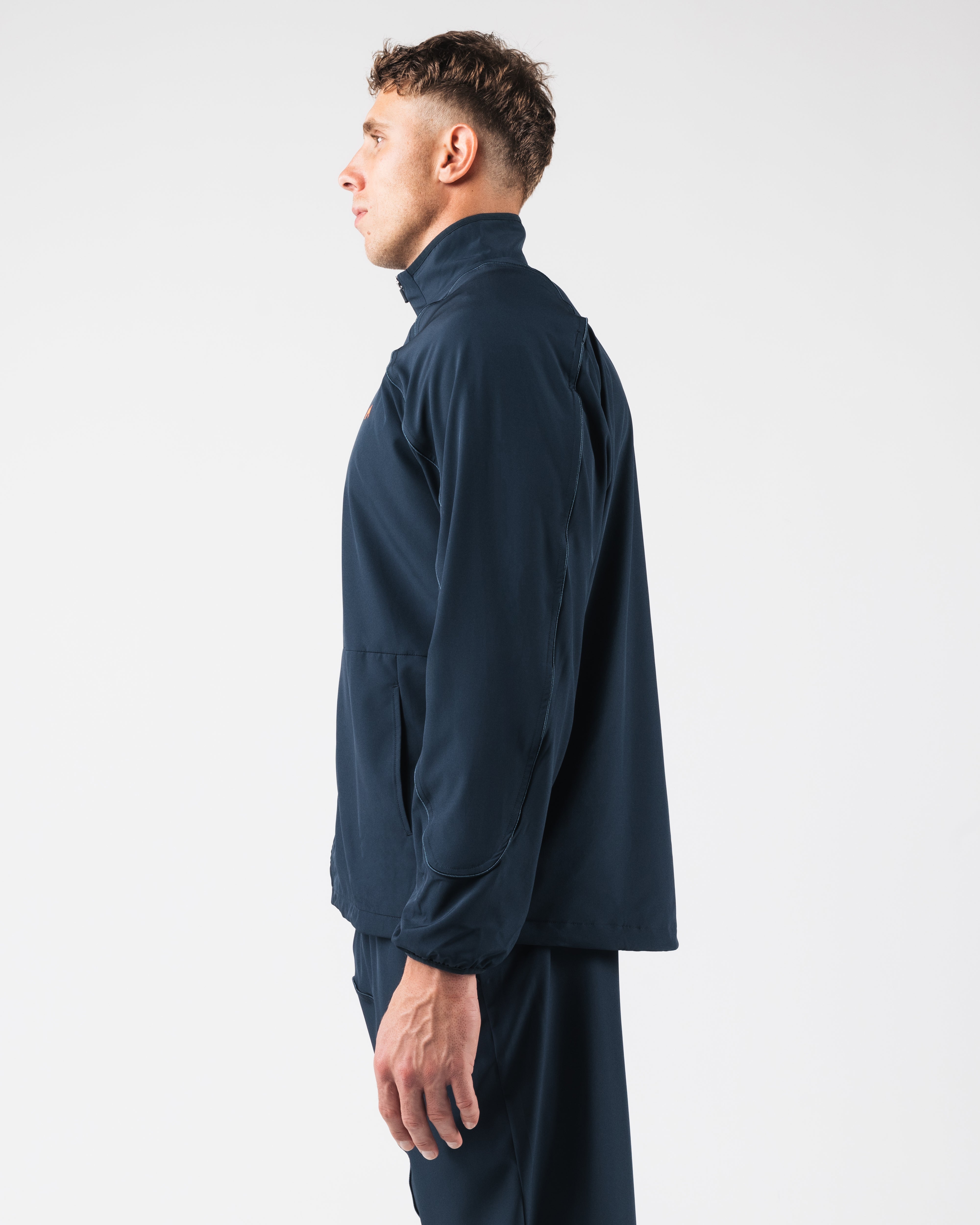 Premium Club Training Jacket for Men & Women - Breathable Deep Navy Athletic Jacket for Gym, Running & Outdoor Workouts