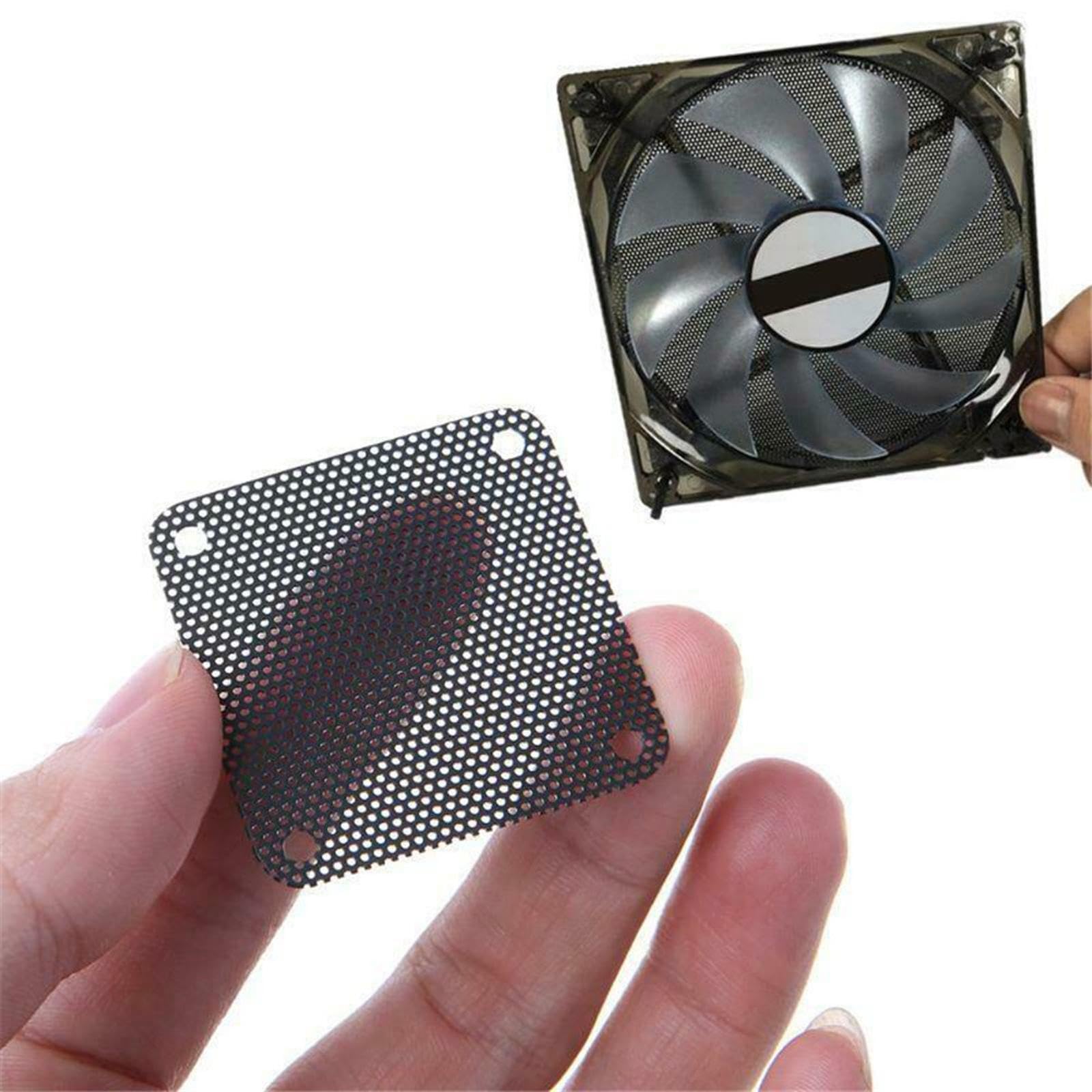 ZEZEFUFU 20 Pack 40mm PC Fan Dust Filters - Mesh Cover for Computer Case Cooling Fans | Dust Protection for Gaming PC, CPU Cooler & Electronics