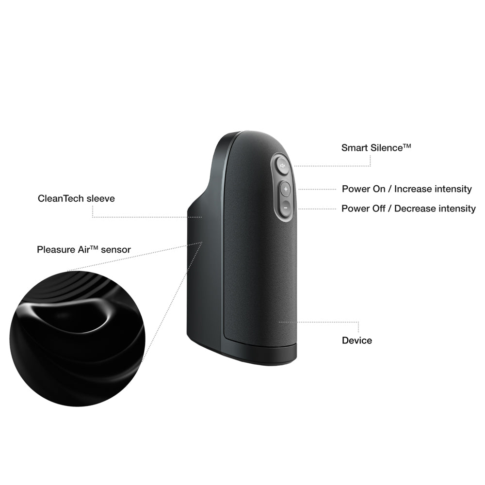 Arcwave Ion Pleasure Air Stroker for Men - Revolutionary Male Stimulator with Air Pulse Technology - Perfect for Solo Play & Couples Use