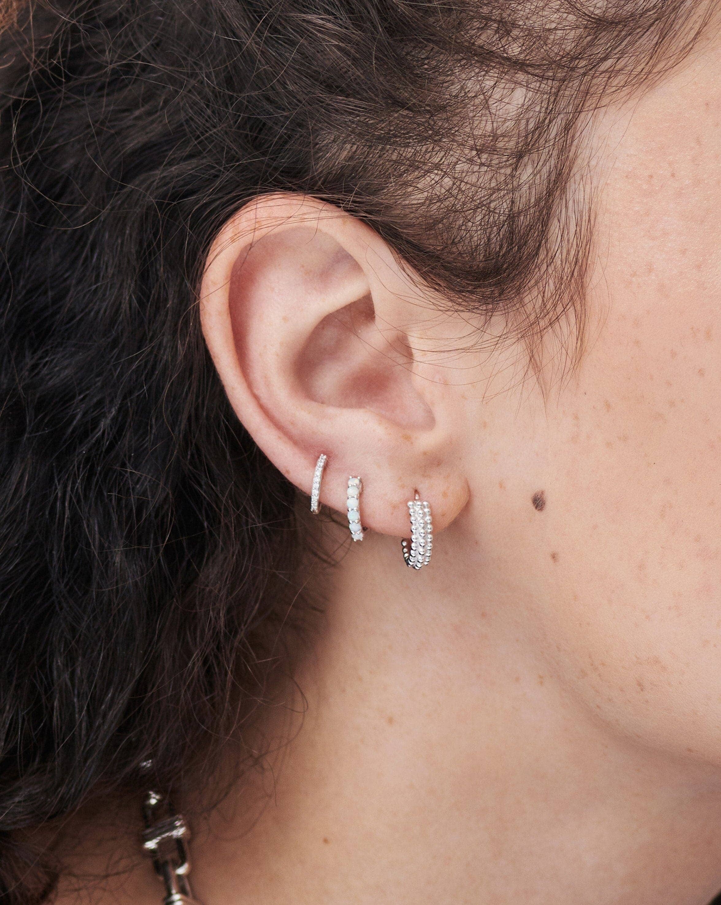 Mini Baya Hoop Earrings for Women - Small Gold Plated Huggie Hoops - Dainty Everyday Jewelry for Casual & Office Wear