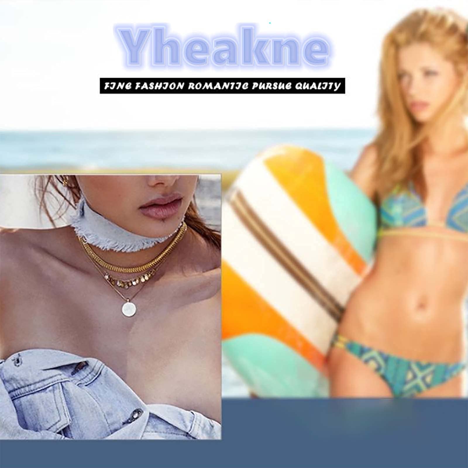 Boho Pearl Back Chain Necklace - Gold Body Jewelry for Women & Girls | Bridal Backdrop Necklace, Summer Beach Accessory | Perfect for Weddings, Vacations & Gifts