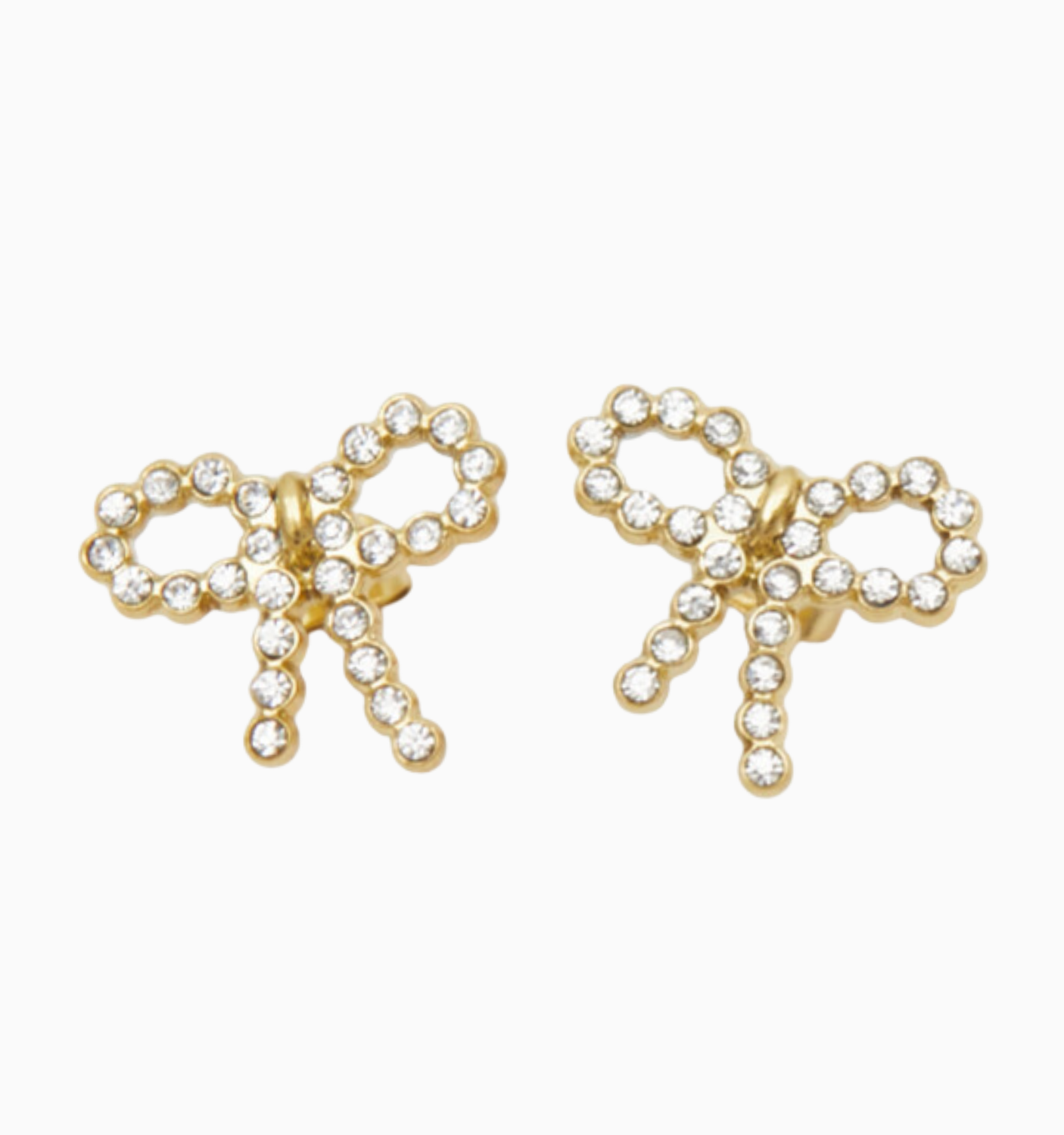 Sparkling Crystal Bow Earrings for Women - Elegant Dangle Drop Earrings for Party, Wedding & Gift Giving
