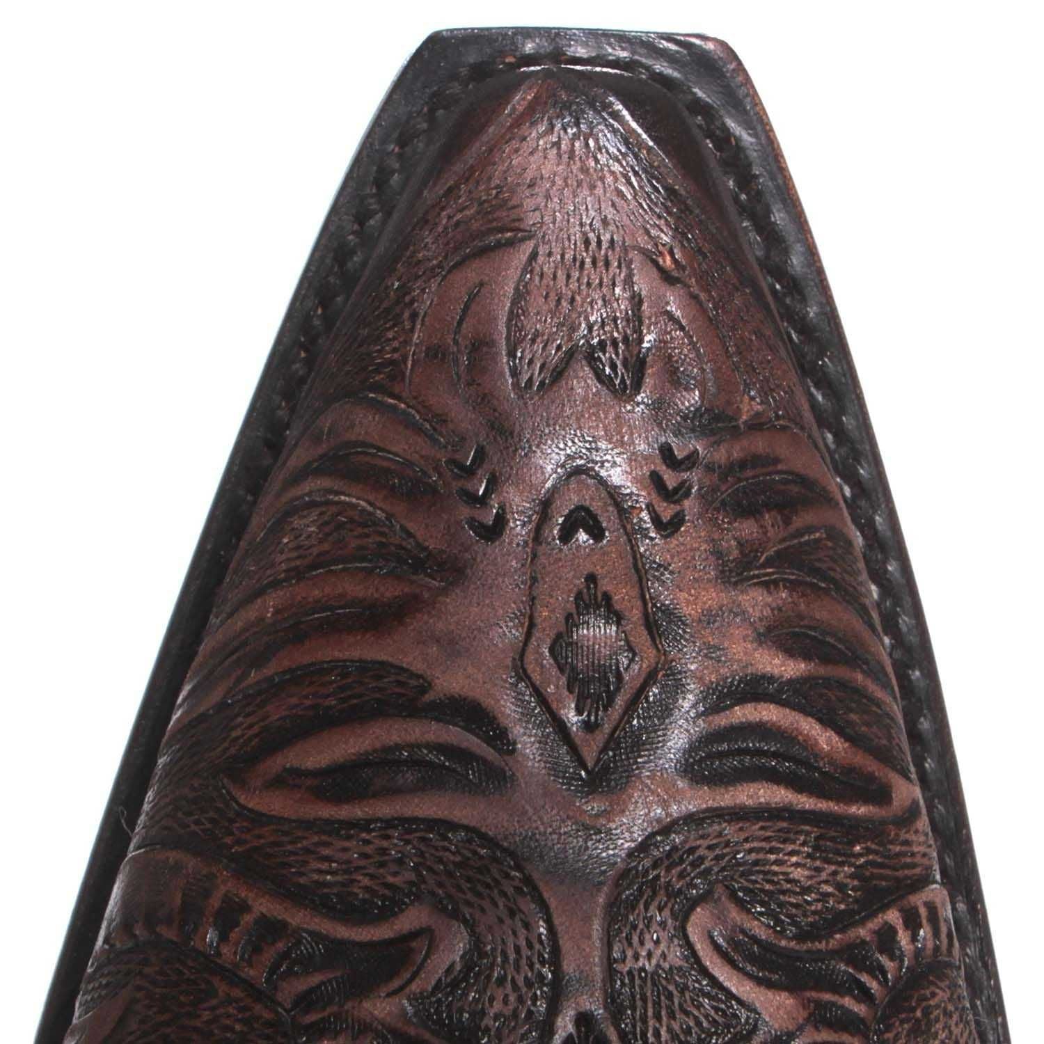 G1471 M Corral Brown Western Cowgirl Leather Tall Boots for Women - Stylish & Durable Riding Boots for Country, Rodeo & Fashion