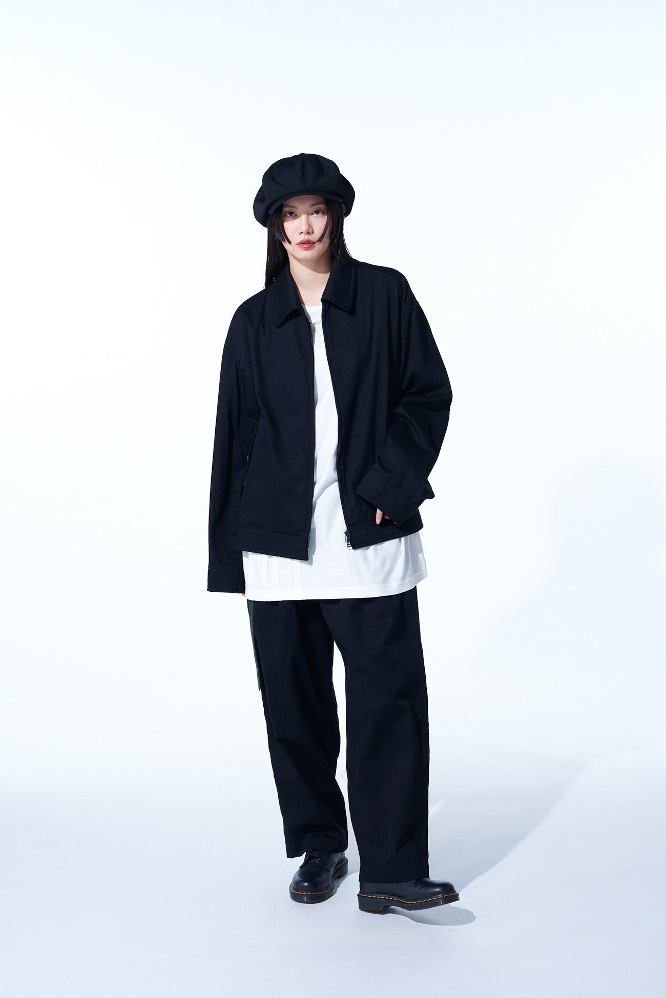 Stylish Cotton Twill 3-Tuck Wide Leg Trousers with Side Stripes - Perfect for Casual Wear, Office Outfits & Everyday Comfort