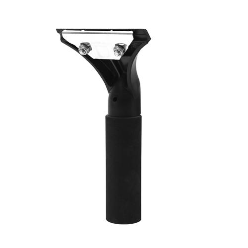 Ettore Ledge Eze Squeegee Handle with Foam Grip for Clipless Channels - Perfect for Window Cleaning, Shower Glass, and Commercial Use