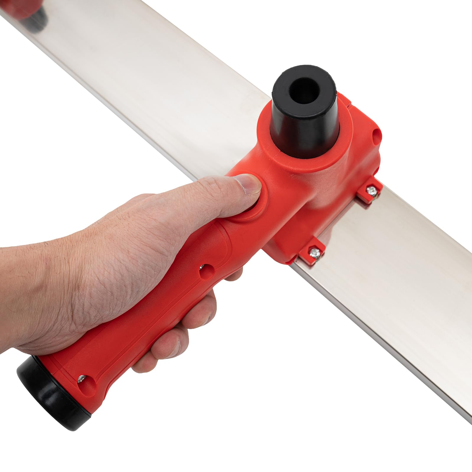 20W Electric Concrete Screed Vibrating Tool with 2 Scraper Plates & 2 Batteries - DYNAMI Power Screed for Smooth Concrete Finishing | Perfect for Driveways, Patios & Floor Leveling Projects