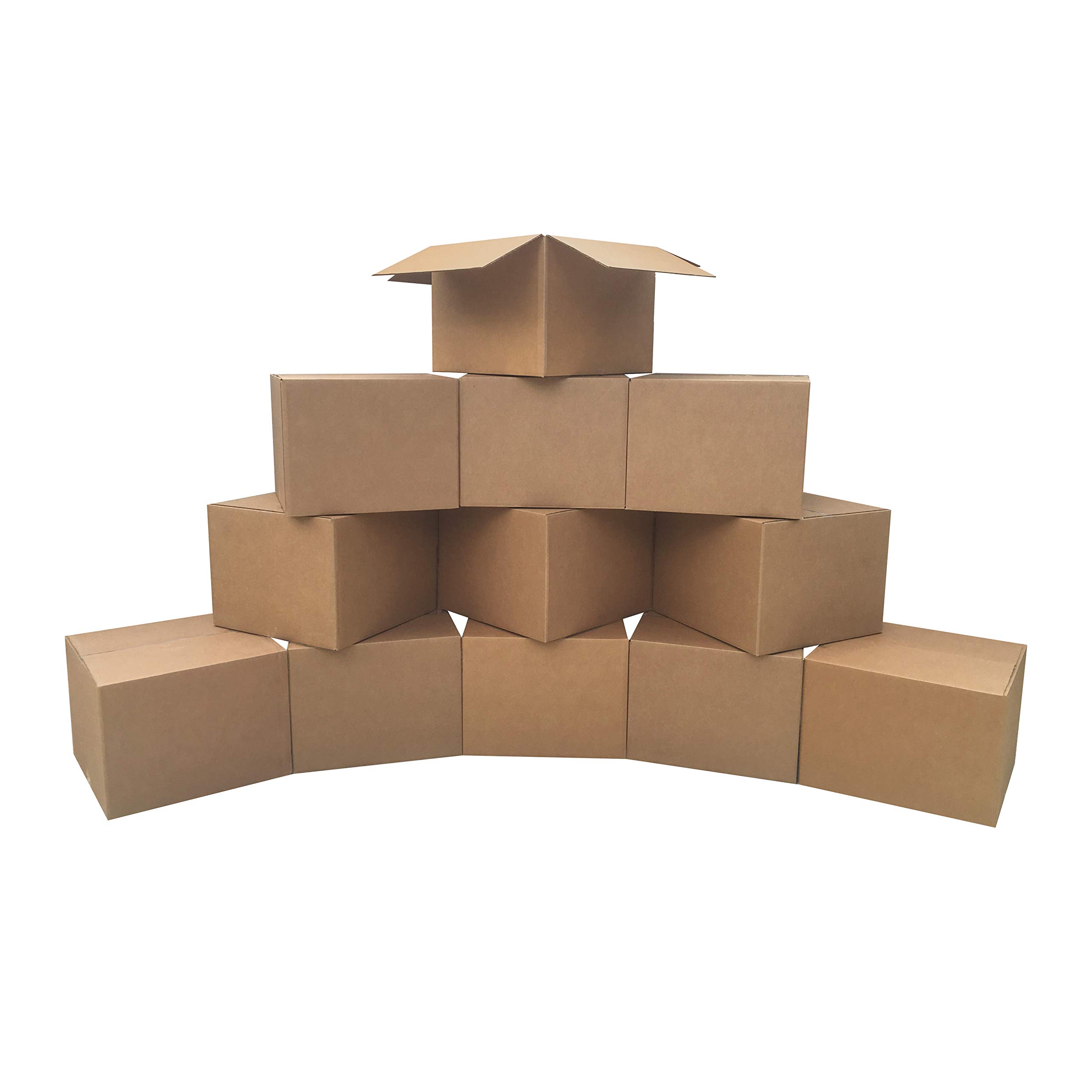Amazon Basics Heavy Duty Cardboard Moving Boxes - 12 Pack Large (20