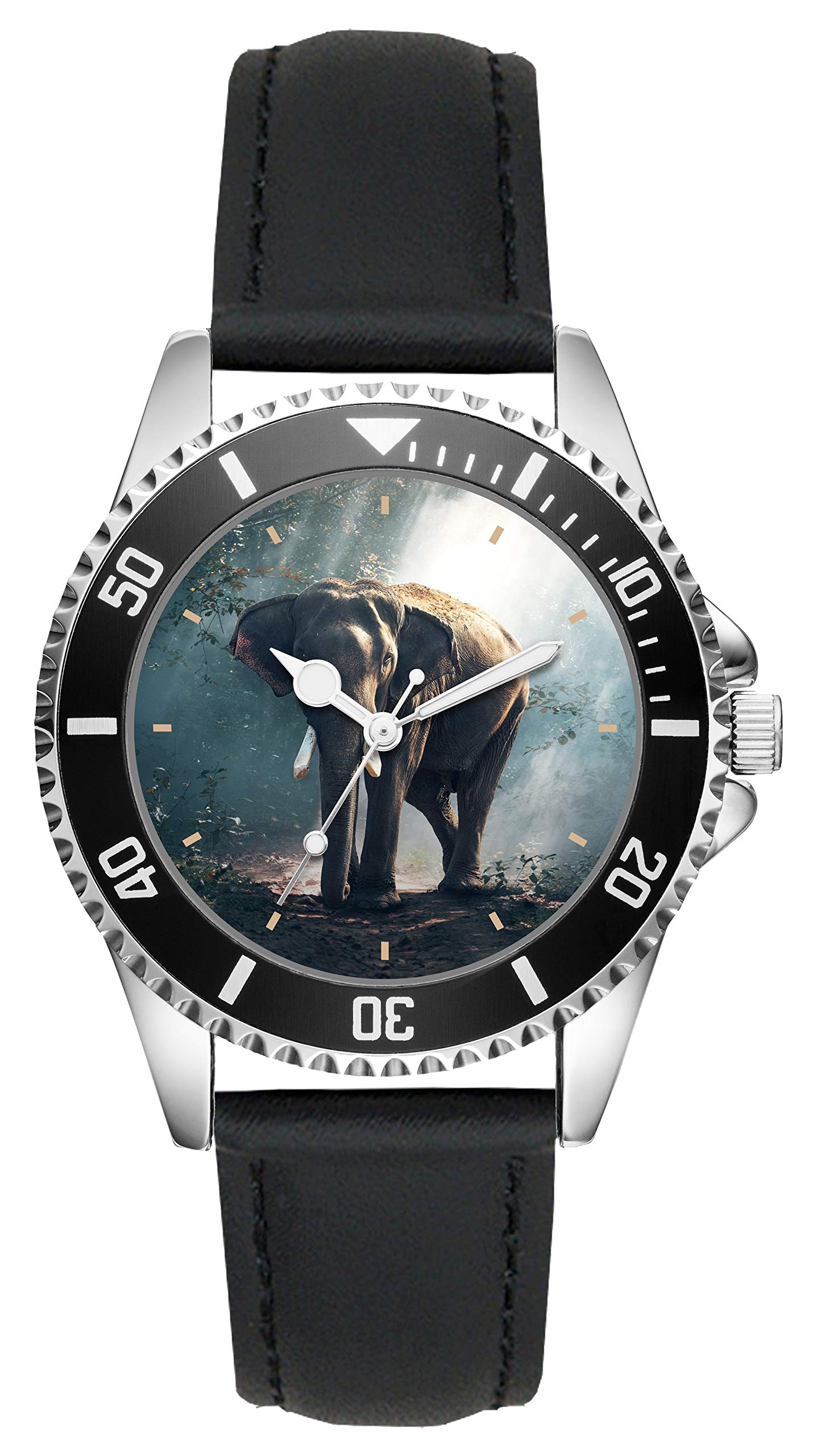Elephant Themed Gift Watch - Unique Animal Lover's Present for Birthdays & Anniversaries - Perfect for Wildlife Enthusiasts and Nature Inspired Decor