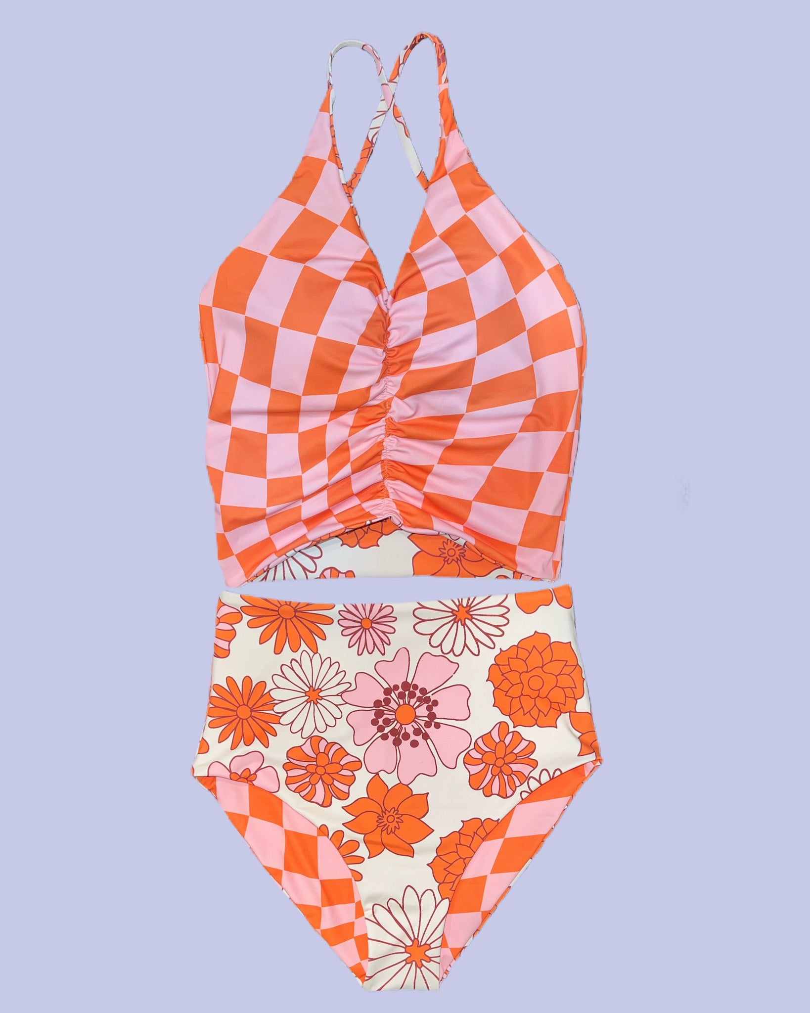 Brighton Reversible Tankini Top - Women's Swimwear for Beach & Pool - Stylish & Comfortable Two-Piece Swimsuit for Summer Vacation