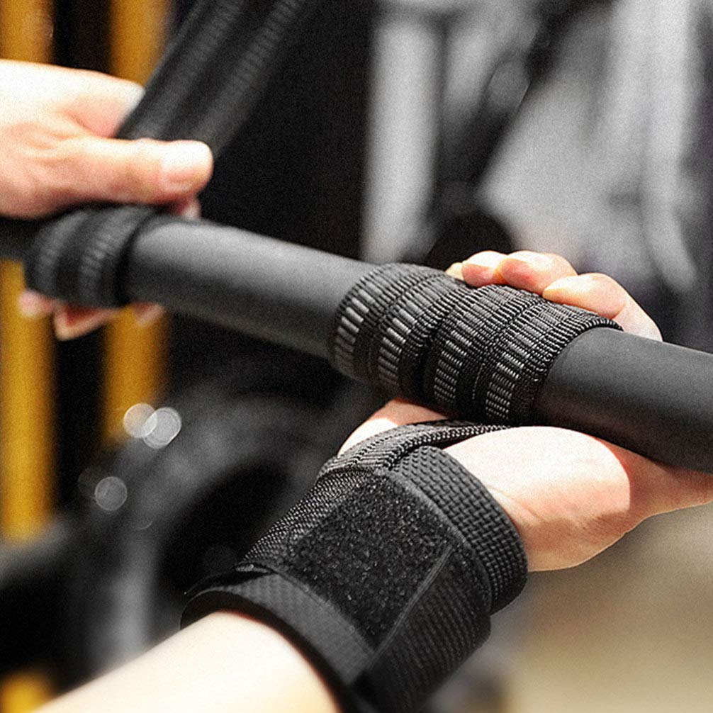 Premium Weight Lifting Straps - Heavy Duty Gym Wrist Support for Pull-ups, Deadlifts & Strength Training - Non-Slip Hand Grip Gloves with Palm Guard - Ideal for CrossFit, Powerlifting & Home Workouts