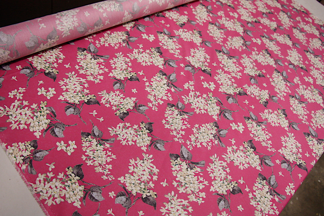 Liberty of London Archive Lilac Pink Floral Print Fabric - Perfect for Dresses, Scarves & Home Decor