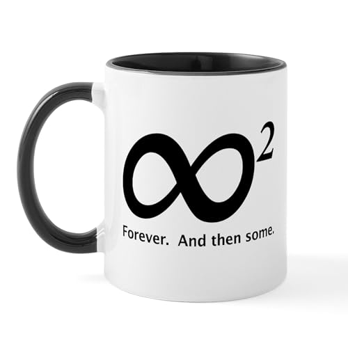 White/Black Inside - INFINITY SQUARED Mug