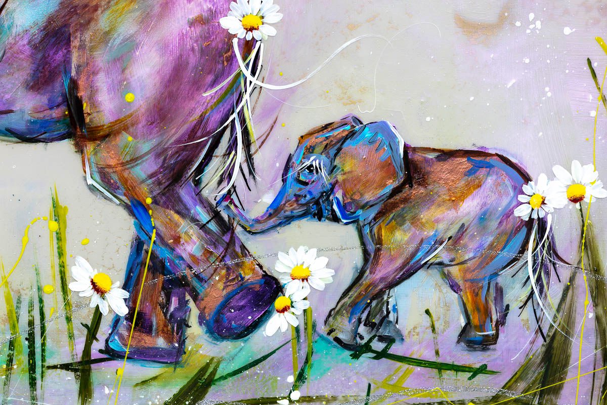 Unconditional Love Mother's Day Gift - Original Artwork for Home Decor, Wall Art & Heartwarming Presents