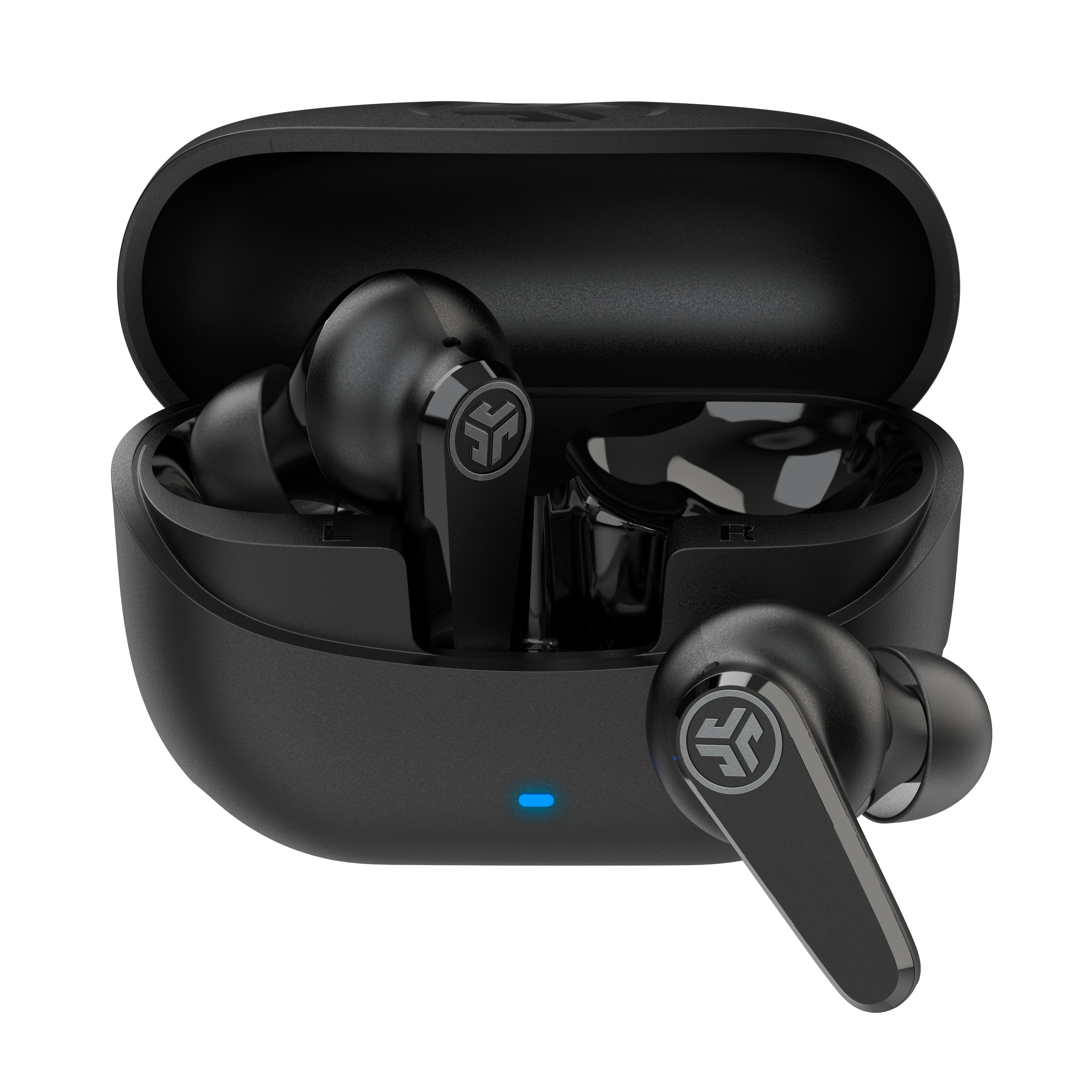 Go Pods ANC True Wireless Earbuds - Bluetooth 5.2, Active Noise Cancelling, 30H Playtime, IPX5 Waterproof - Perfect for Gym, Running, Travel & Work (Black)