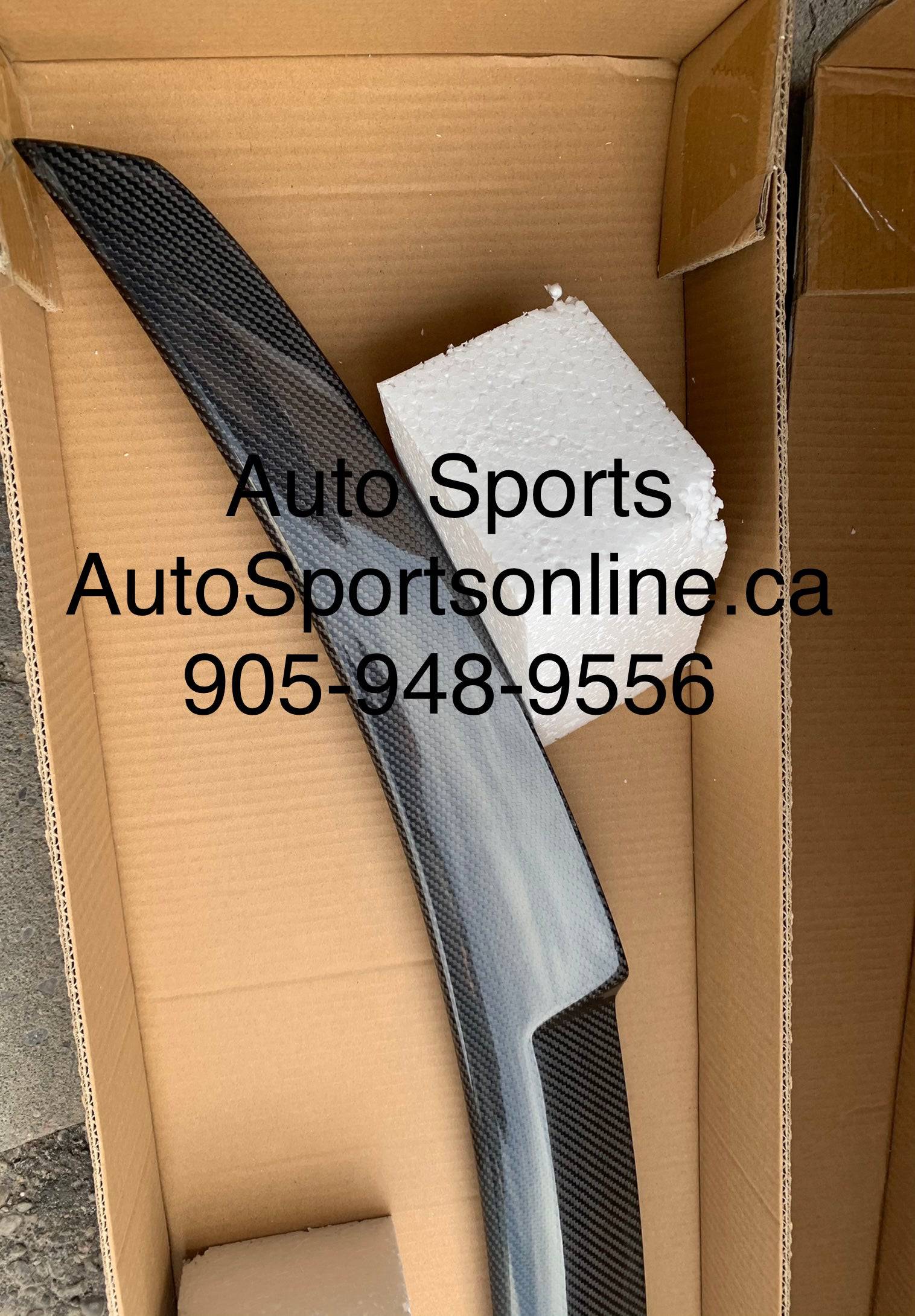 2007-2013 BMW 3 Series E92 Coupe M4 Style Spoiler Wing - Glossy Black Painted or Real Carbon Fiber - High Performance Rear Trunk Lip for Enhanced Aerodynamics & Sporty Look