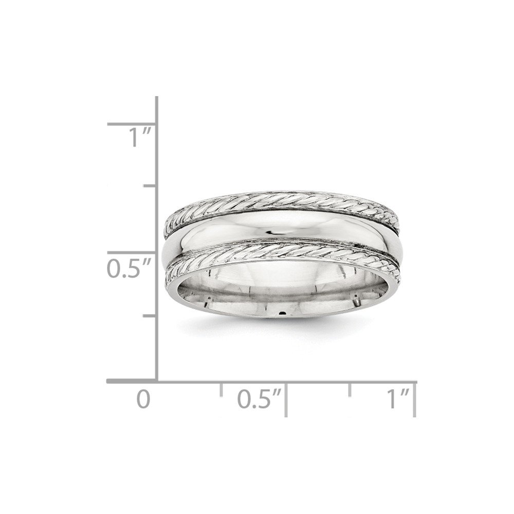 6mm Solid 925 Sterling Silver Wedding Band Ring for Men & Women - Perfect for Engagement, Anniversary, and Everyday Wear