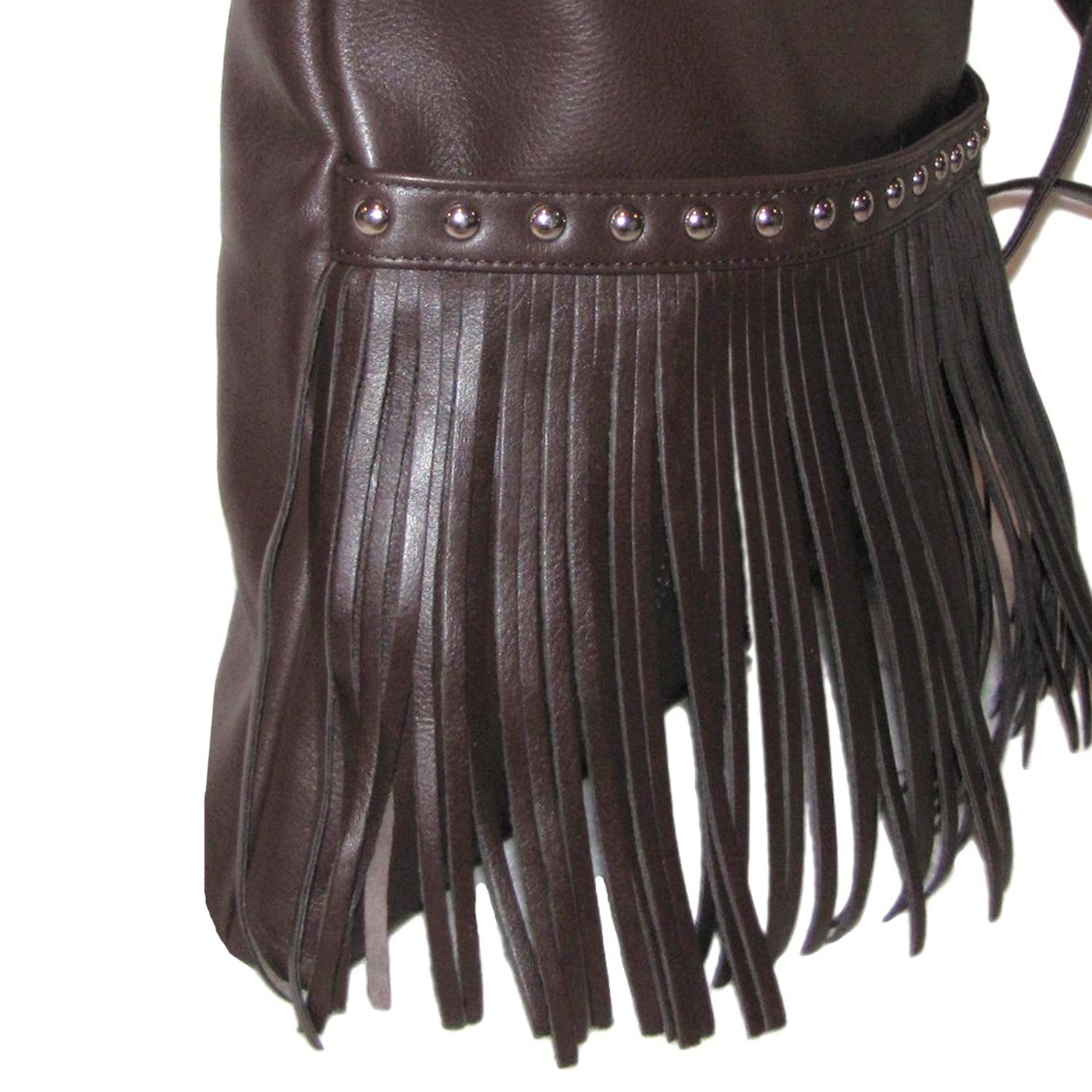 Genuine Cowhide Leather Fringe Crossbody Bag for Women - Stylish Boho Shoulder Purse for Daily Use, Travel & Festival Outfits