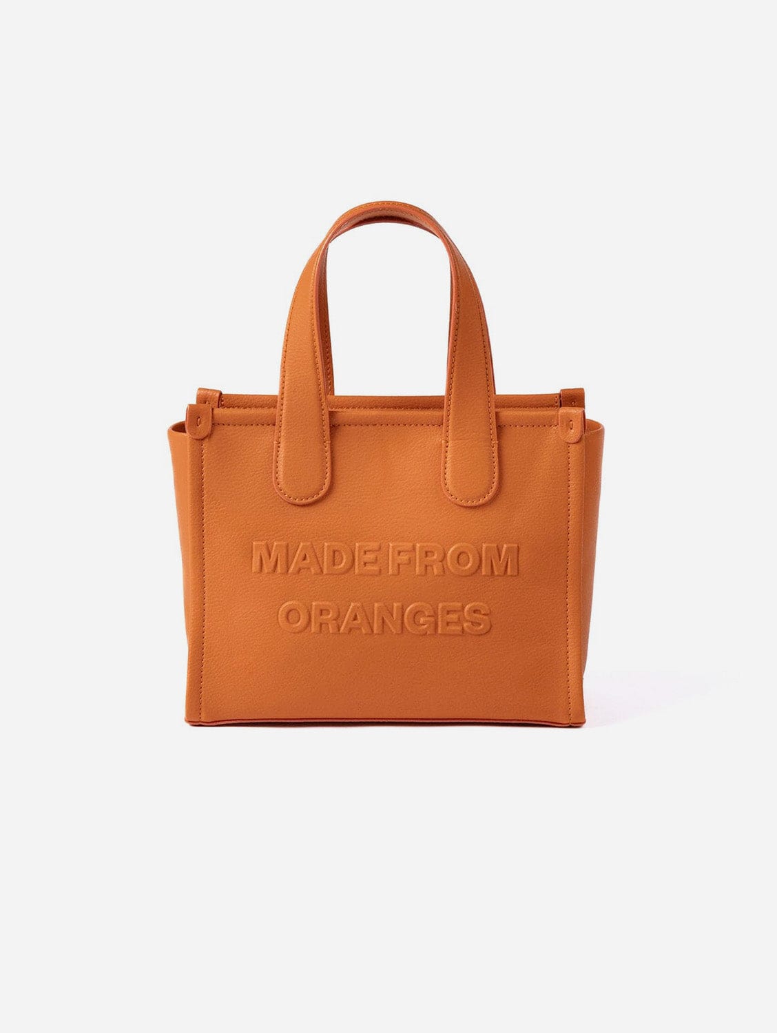 Alma M Vegan Leather Tote Bag for Women - Stylish & Eco-Friendly Orange Handbag - Perfect for Work, Travel & Everyday Use