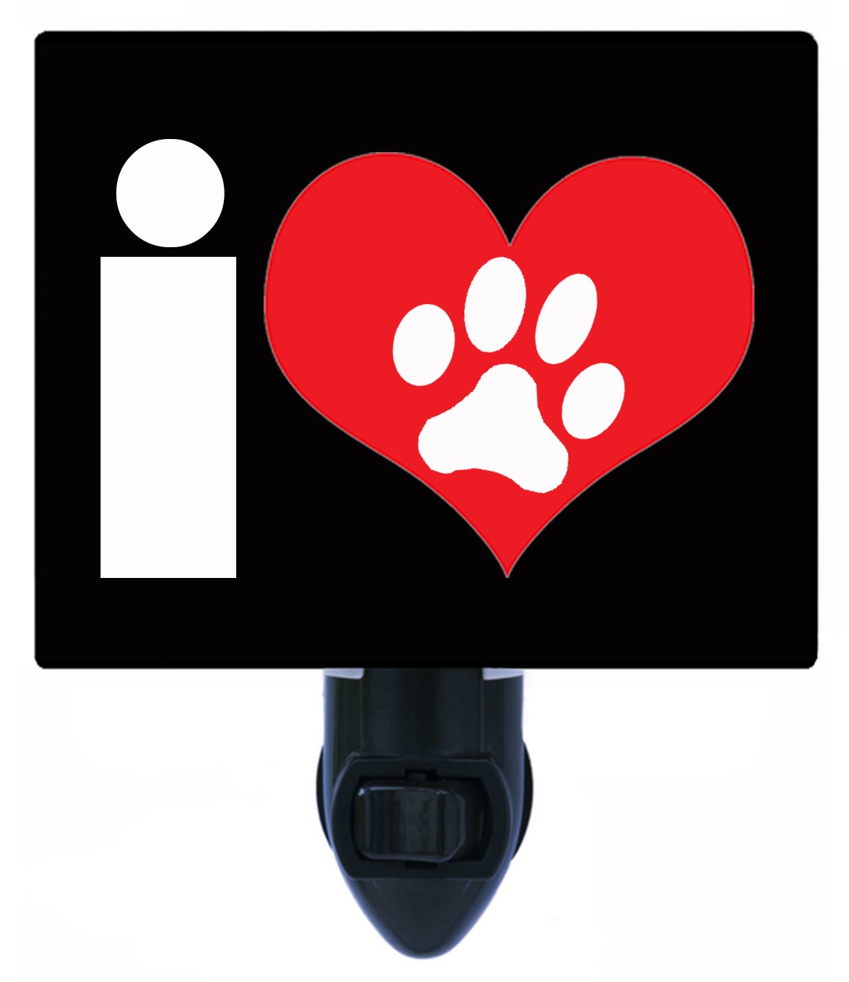 Heart My Paw Night Light for Dogs - Cute Pet Night Lamp for Bedroom, Nursery, or Kennel Use