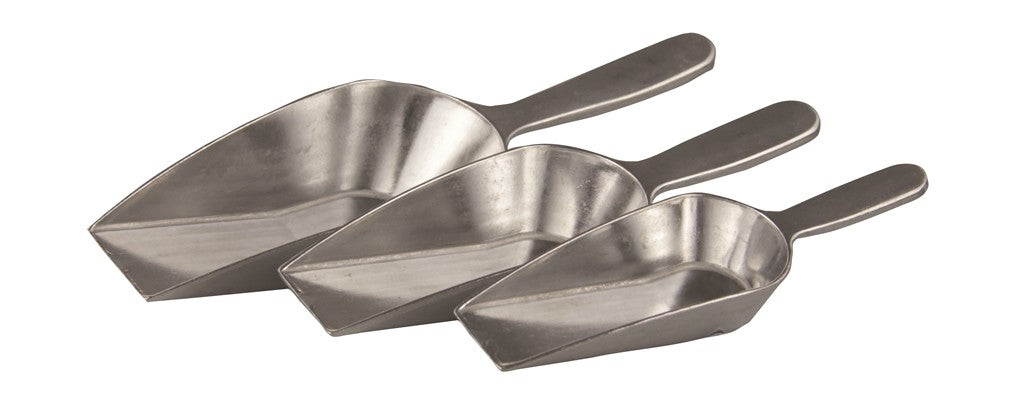 Avanti 3-Piece Aluminum Measuring Scoop Set - Durable & Accurate for Baking, Cooking, and Coffee - Perfect for Home Kitchen & Professional Use