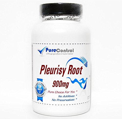 PureControl Supplements Pleurisy Root 900mg - 180 Capsules | 100% Pure Herbal Extract | Supports Respiratory Health & Immune System | Perfect for Cold Season & Allergy Relief