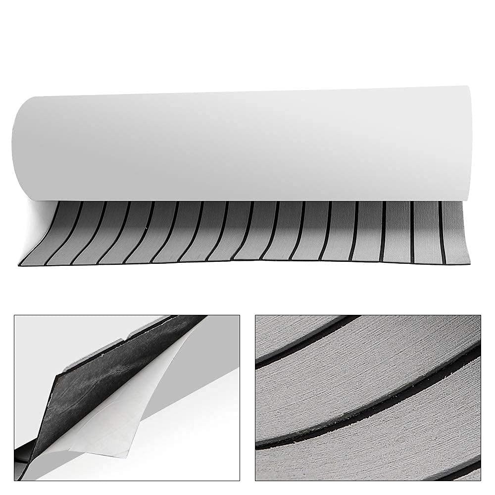 Premium EVA Foam Boat Flooring - Self-Adhesive Decking Sheet for Kayak, RV, Yacht, Pool, Skateboard & Skimboard - Non-Slip Waterproof Marine Mat for Boats & Water Sports