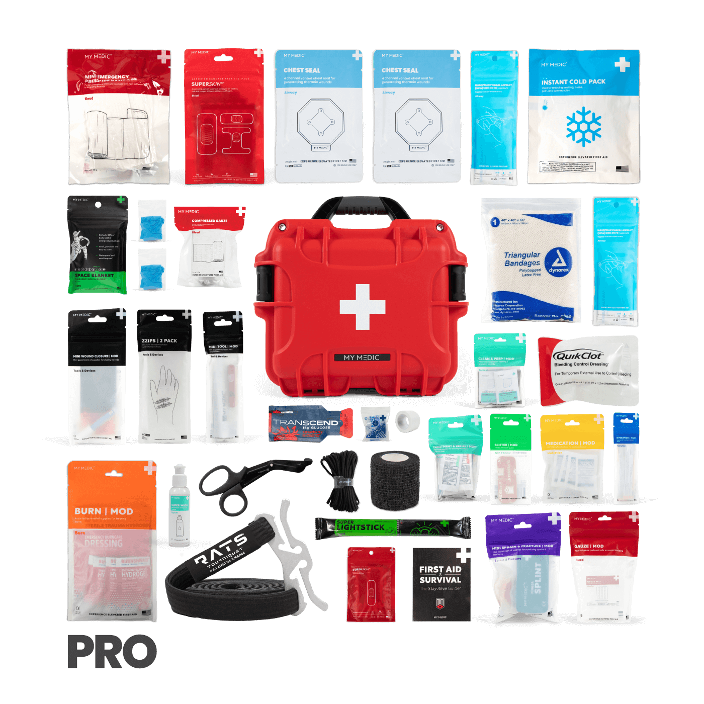 MyFAK™ Pro Waterproof First Aid Kit - Compact & Durable for Outdoor, Camping, Hiking, and Emergency Preparedness