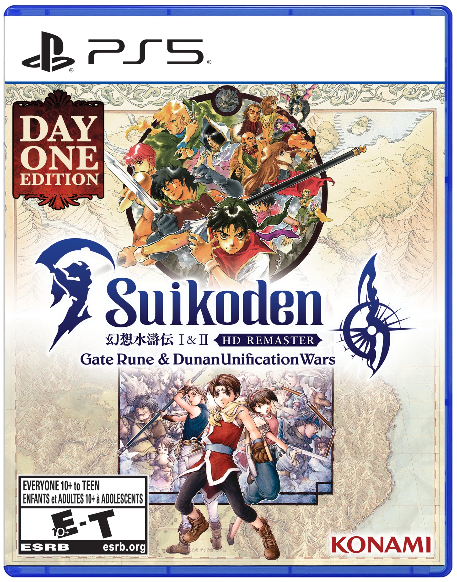 Suikoden I & II HD Remastered for PS5 - Classic JRPG Adventure Bundle | Relive Epic Fantasy Stories on PlayStation 5
