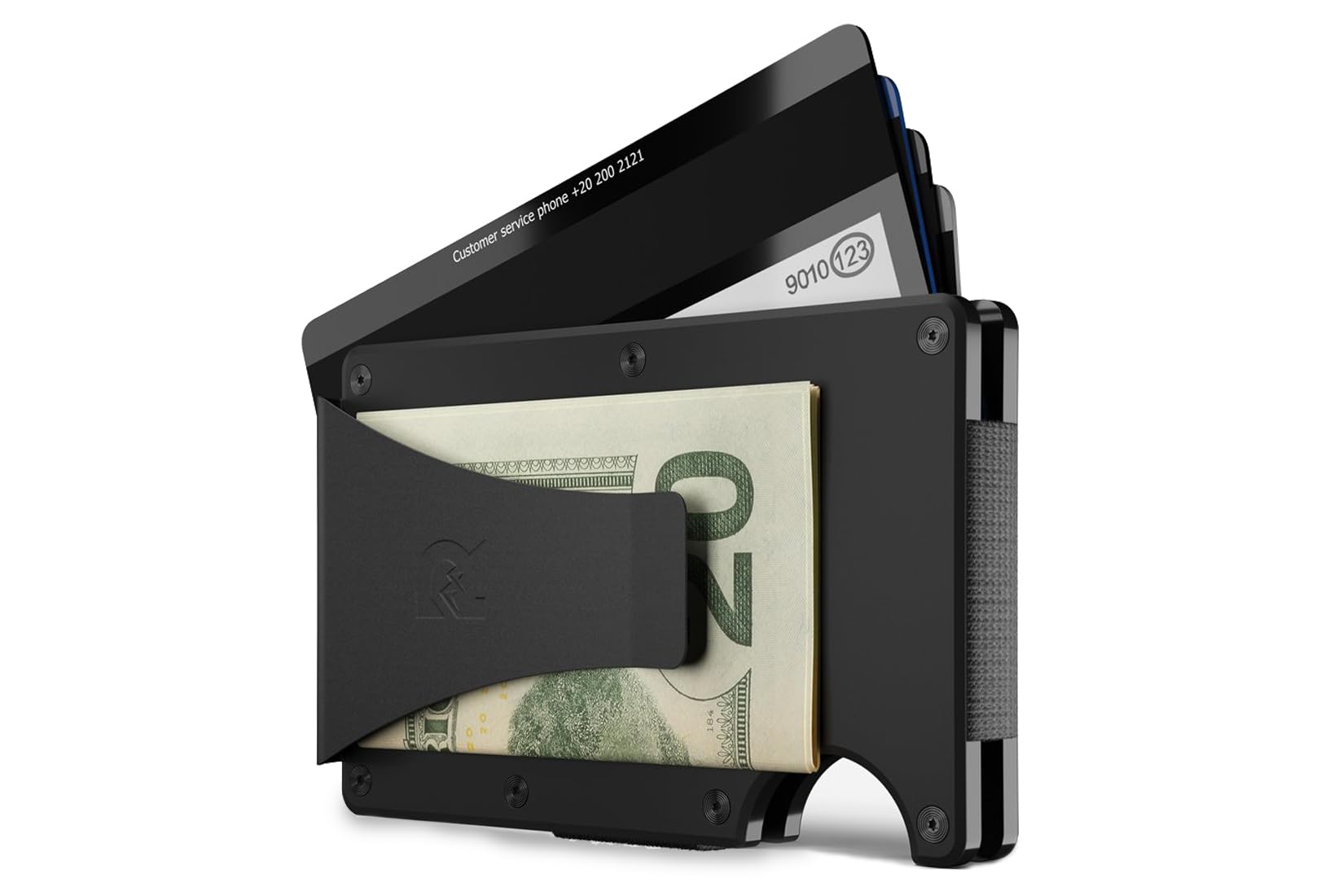 The Ridge Men's Money Clip - Slim & Secure Wallet Alternative for Cash & Cards | Perfect for Everyday Carry, Travel & Gifts