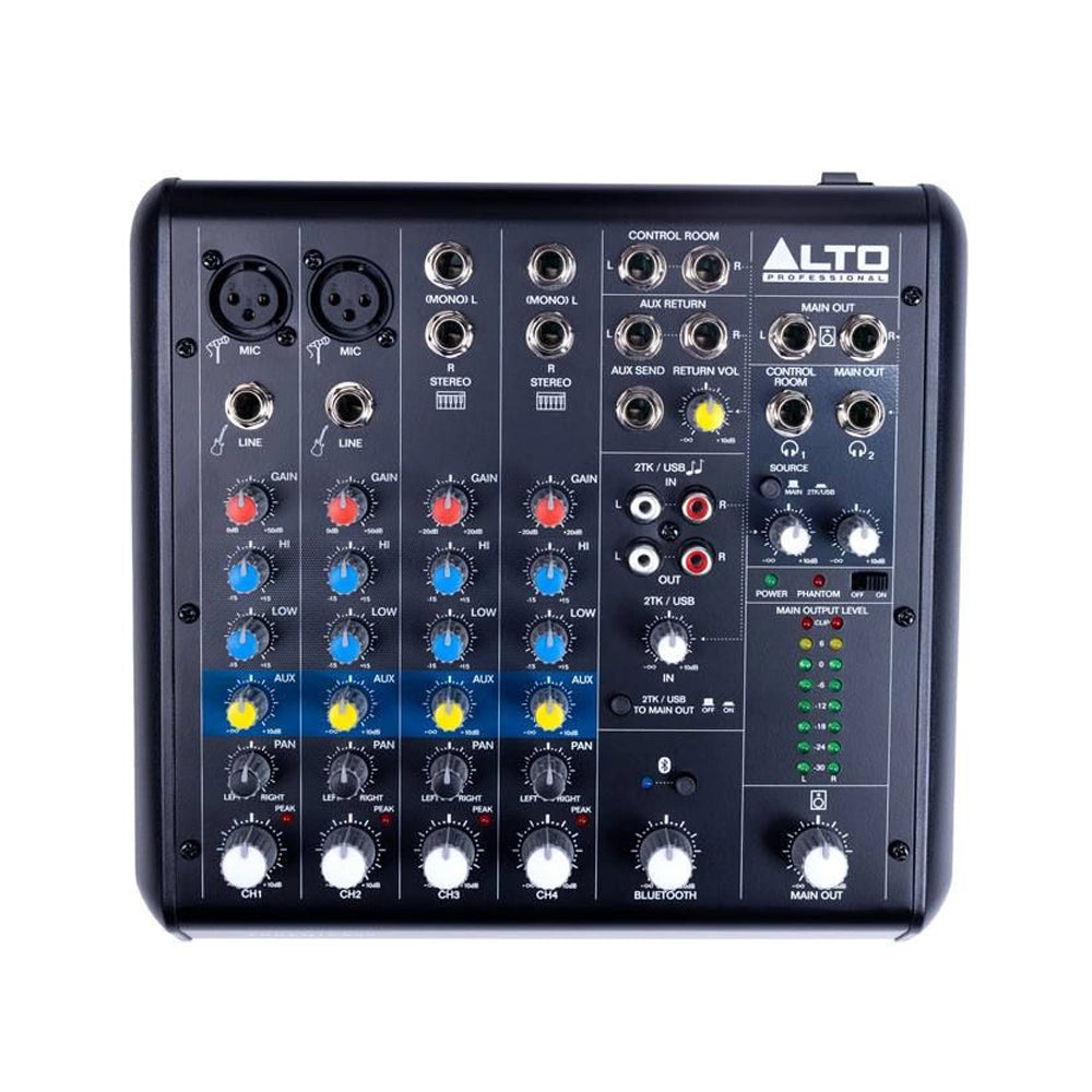 Alto Professional TrueMix 600 6-Channel Analog Audio Mixer for Live Performances, Studio Recording & DJ Setups