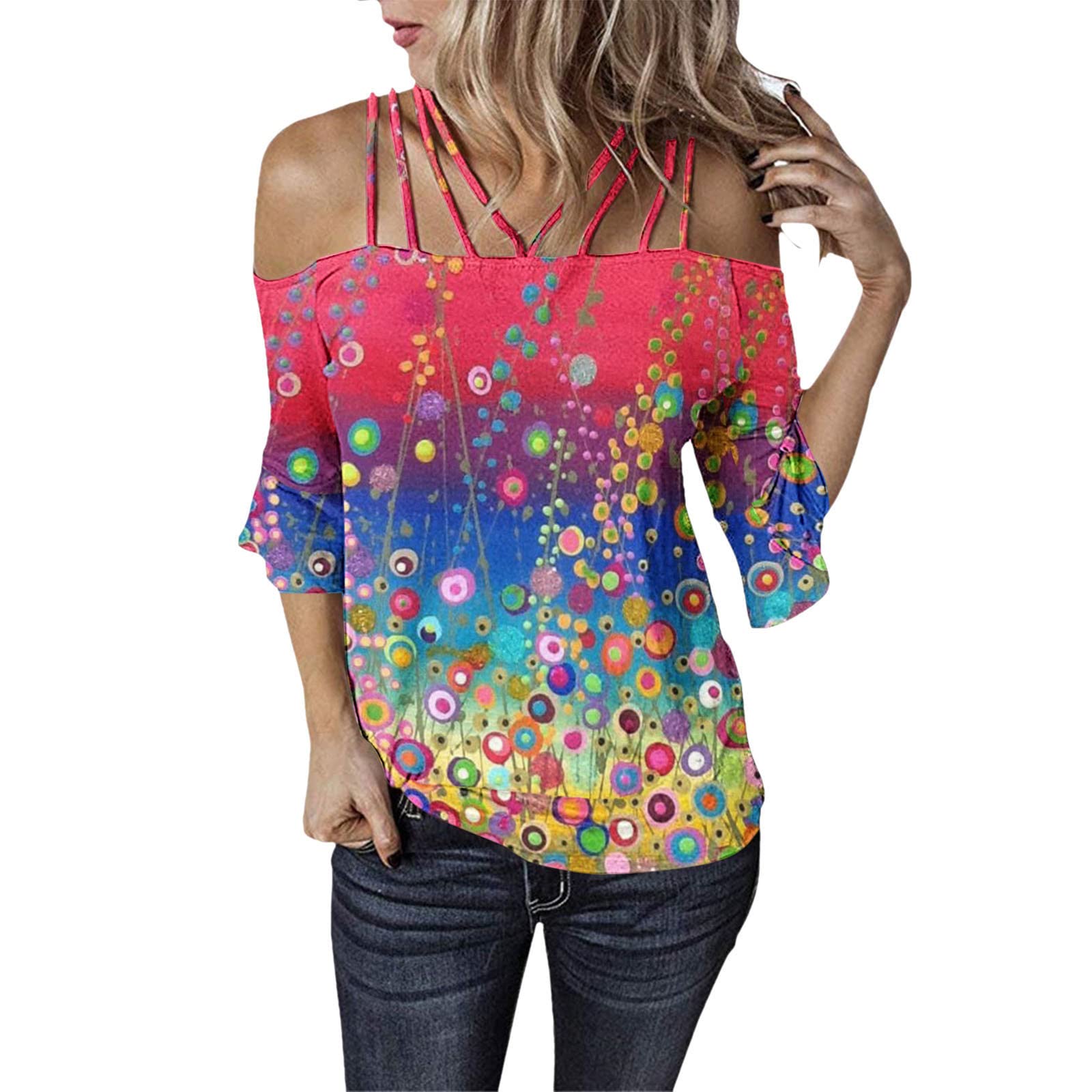 Women's Casual Tops - Trendy Plus Size Tank Tops for Summer, Sexy Holiday Tunic Shirts | Perfect for Beach Outings, Vacation Wear & Everyday Comfort