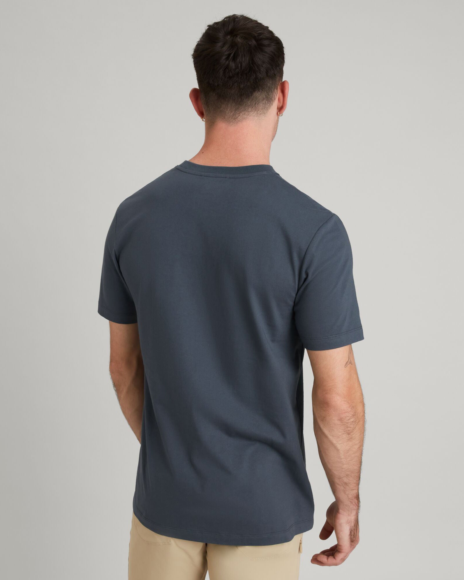KMD Solid Men's Short Sleeve T-Shirt - Comfortable Cotton Crew Neck Tee for Casual Wear, Gym & Everyday Use