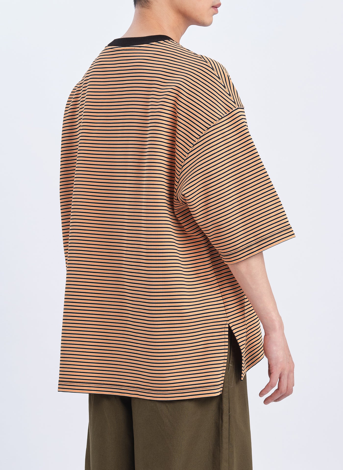 Stylish Jacquard Short Sleeve Border Top (T03) - Women's Floral Print Blouse for Casual Wear, Summer Outfits & Office Attire