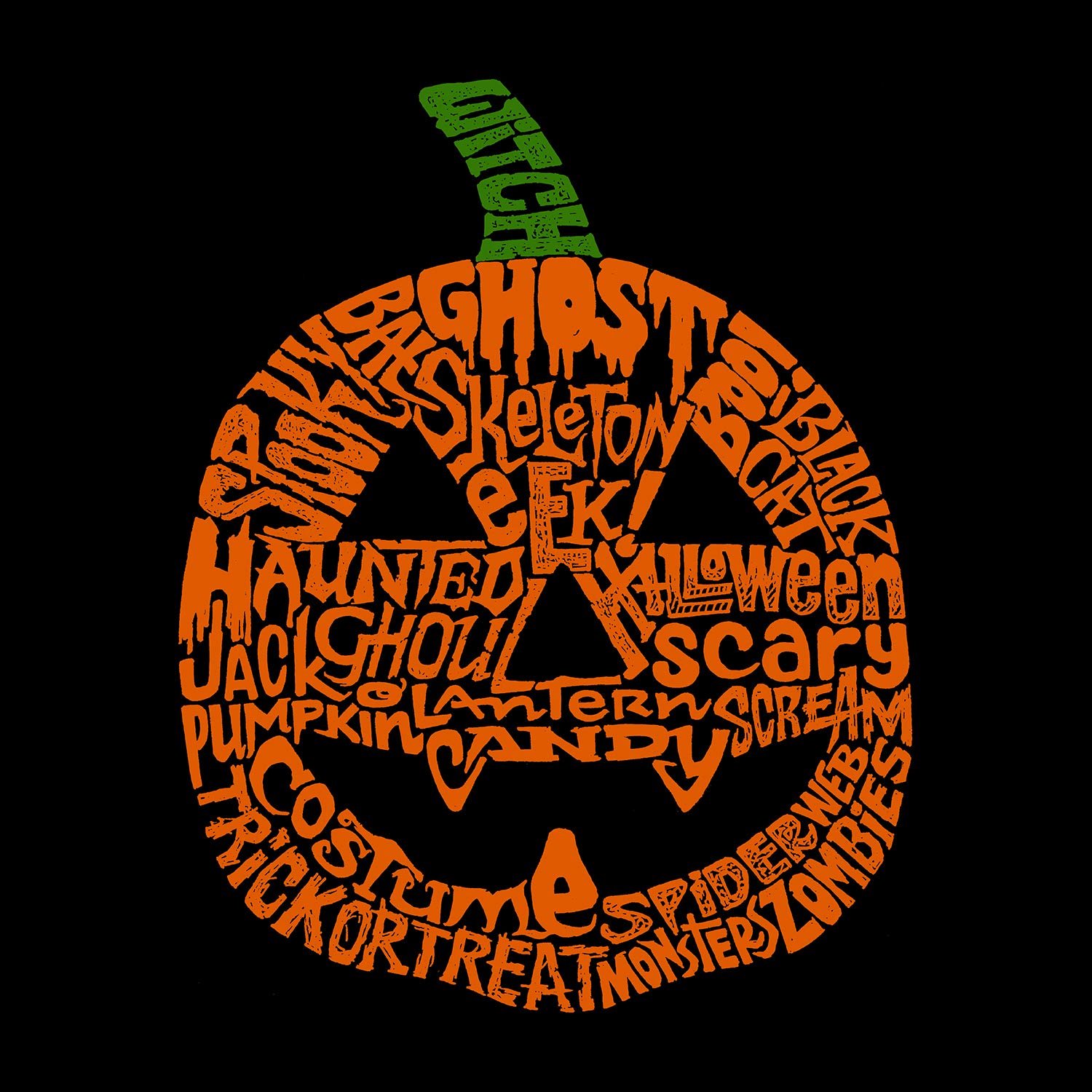 LA POP ART Boys' Word Art Graphic T-Shirt - Pumpkin Orange | Trendy & Comfortable Cotton Tee for Casual Wear, School, and Everyday Outfits
