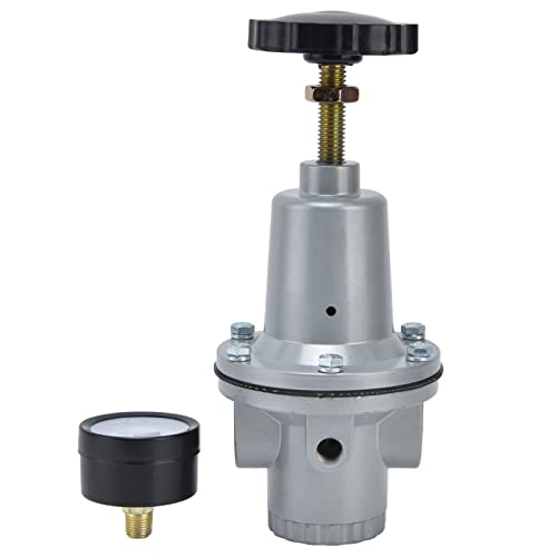 10PCS Industrial Air Pressure Regulator Valve - Corrosion Resistant, Waterproof, Dustproof Aluminum Alloy Pressure Control Device for Pneumatic Systems, HVAC, Manufacturing Equipment