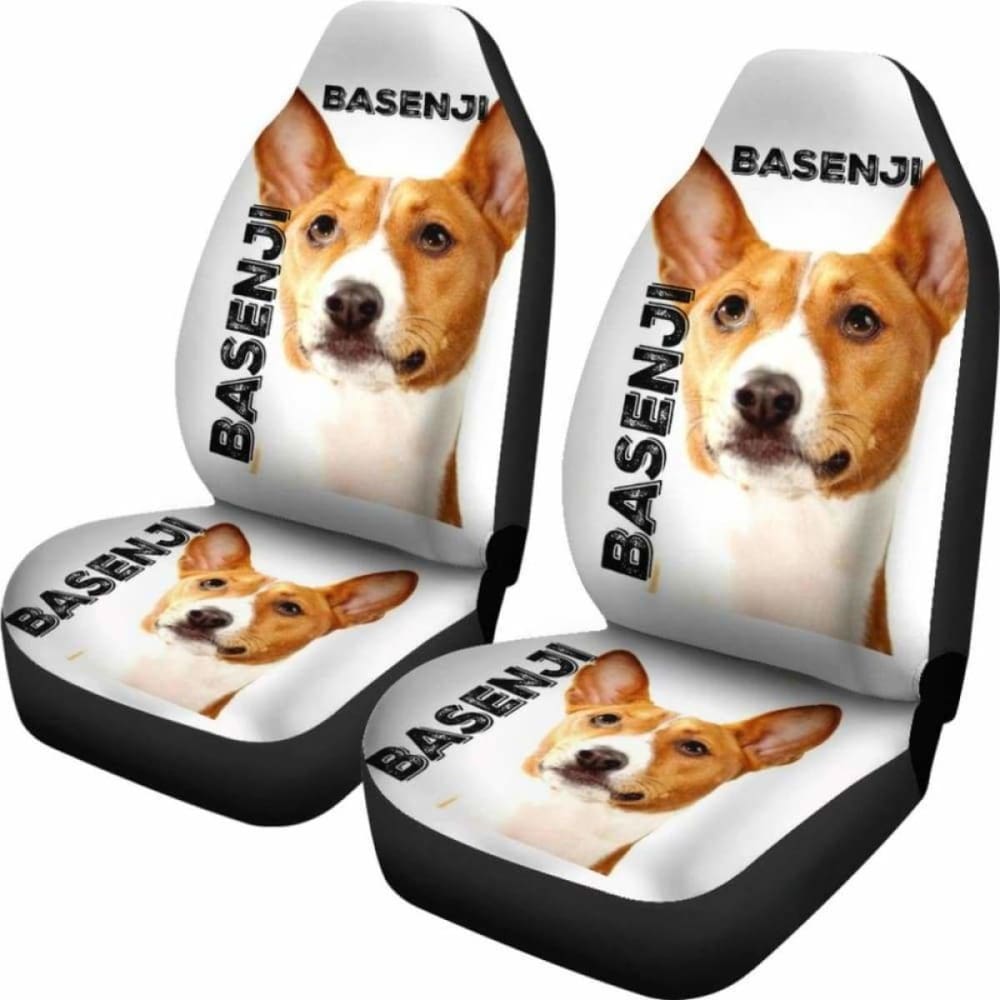 Basenji Lovers Dog Car Seat Covers - Waterproof Pet Seat Protector for Cars, Trucks & SUVs - Perfect for Travel, Road Trips & Daily Commutes with Your Furry Friend