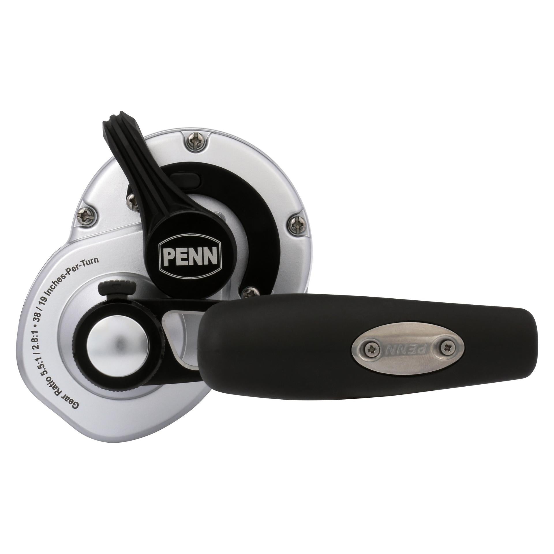 PENN Fathom™ II Lever Drag 2-Speed Conventional Fishing Reel - Saltwater & Deep Sea Fishing Gear for Big Game Anglers