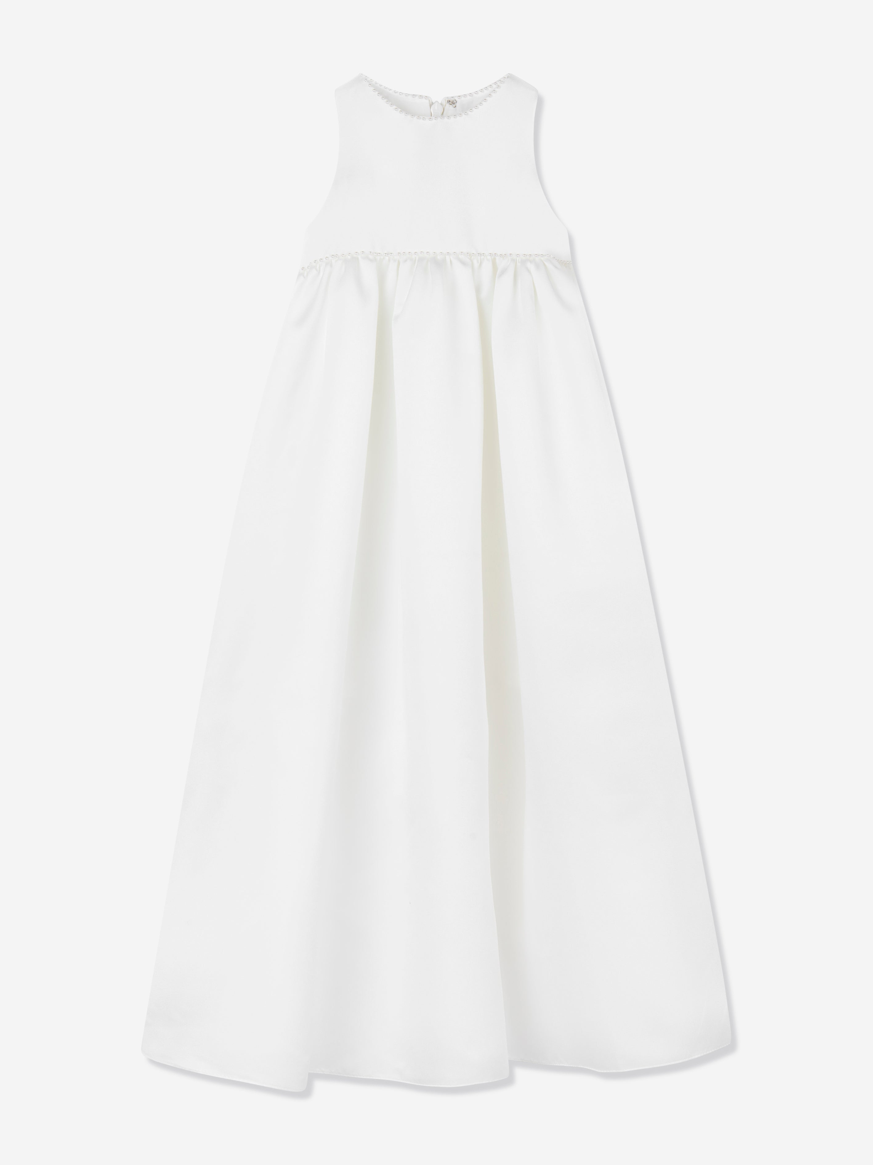 Ivory Christening Gown Set for Baby Girls - Elegant Baptism Dress, Coat & Bonnet - Perfect for Christenings, First Communion & Special Occasions