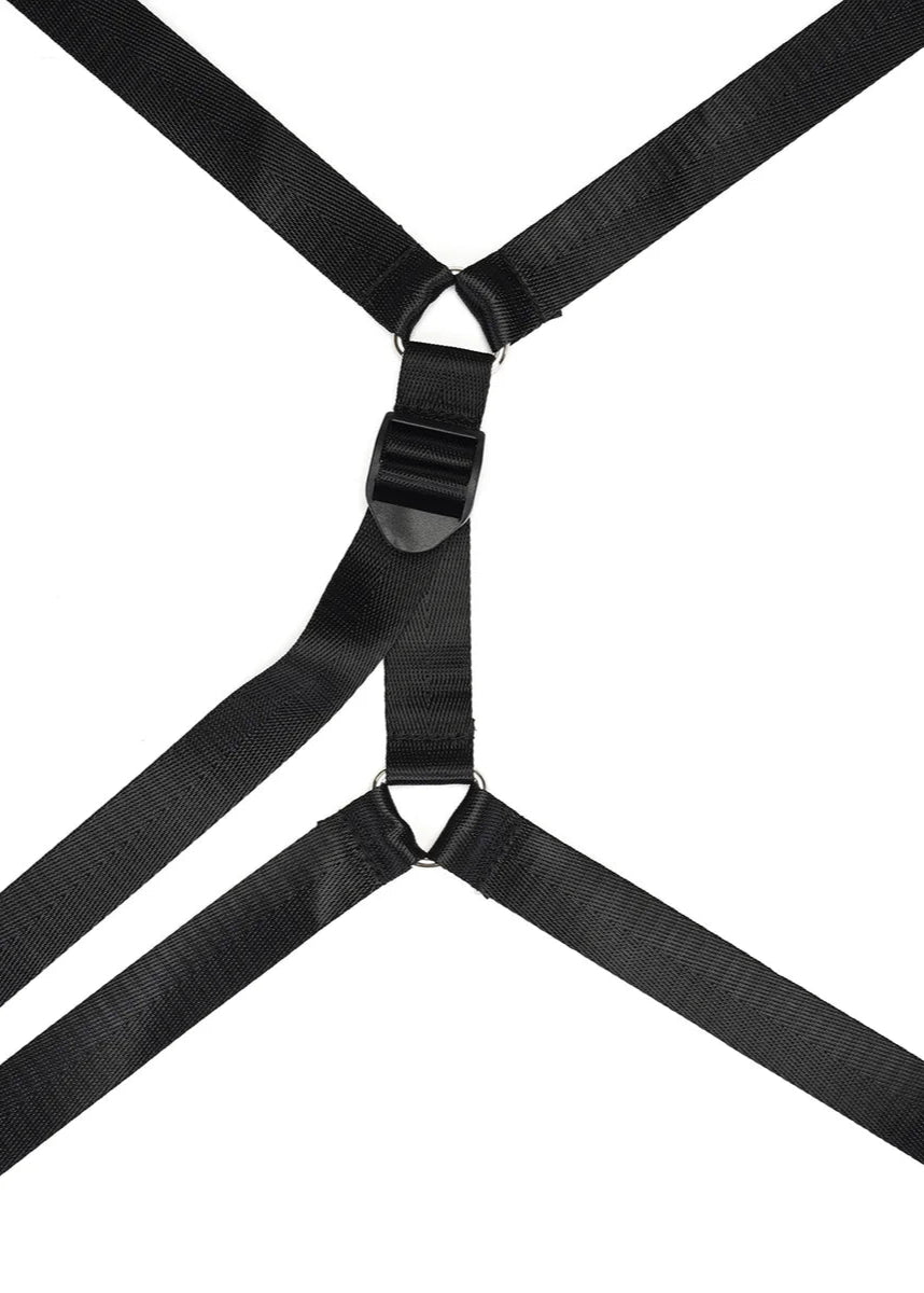 Premium Bed Restraint System (Set of 4 Adjustable Clips) - Secure & Comfortable Bondage Gear for BDSM, Couples Play & Spicing Up Your Bedroom Adventures