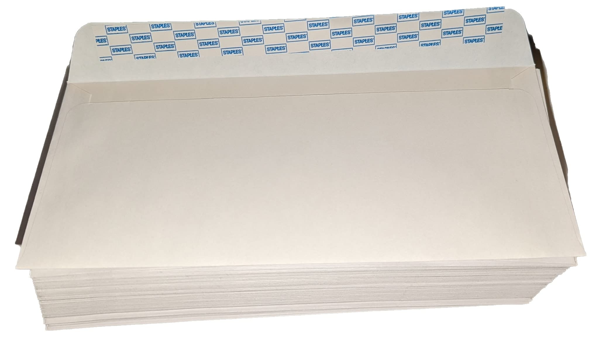 100 #10 Self-Seal Security Envelopes (4-1/8 x 9-1/2 Inches) with Forever Stamps - USPS Approved for Mailing Letters, Bills & Documents - Bulk Pack for Office, Business & Home Use