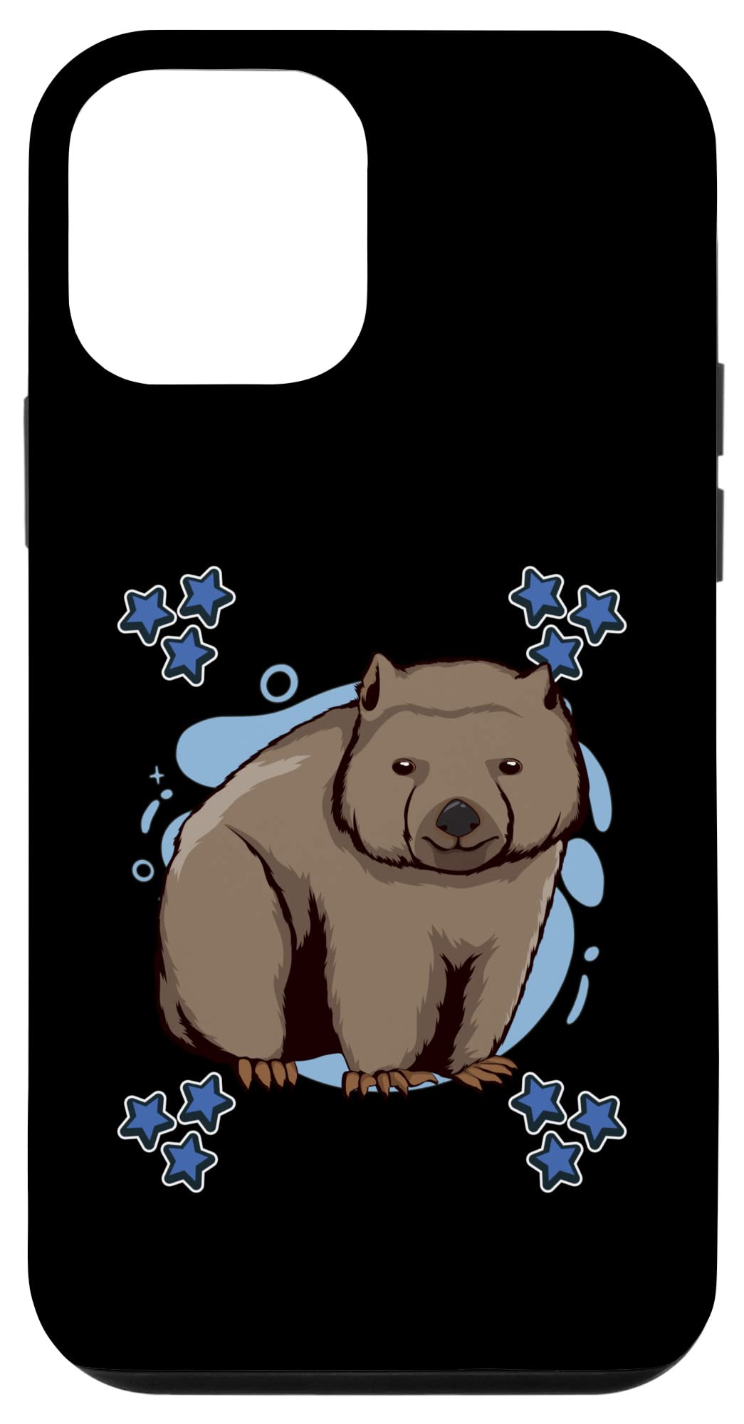 iPhone 12 Mini Case - Premium Wombat Blue Design Protective Cover | Durable Slim Fit Shockproof Phone Case for iPhone 12 Mini | Perfect for Outdoor Activities, Travel & Daily Use