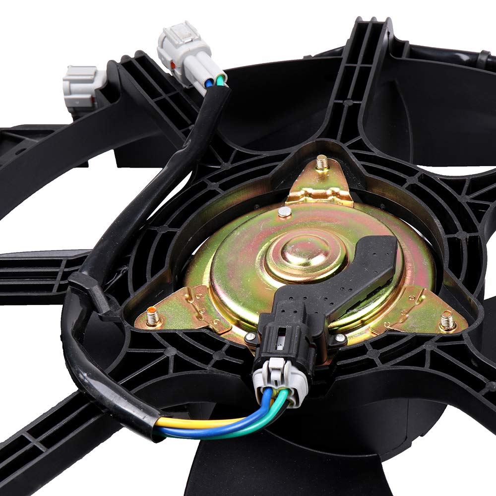 CCiyu 620-429 Cooling Fan & 2588 Radiator Replacement for 2003-2007 Infiniti G35 3.5L - Engine Cooling System Upgrade for Hot Weather & Heavy-Duty Driving