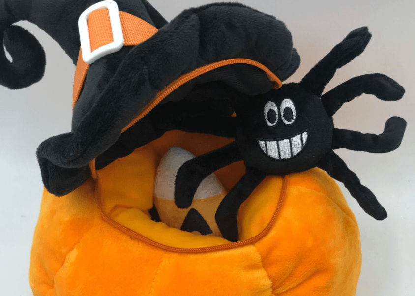 Spooky Halloween Plush Toy with Surprise Inside - Cute Stuffed Animal for Trick or Treat, Party Decor & Seasonal Gift
