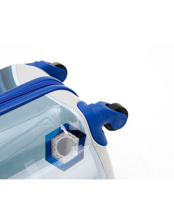 Star Wars SW025 R2D2 20-Inch Small Carry-On Suitcase - White & Blue Luggage for Travel, Cosplay & Star Wars Fans - Perfect for Conventions, Air Travel & Collectors