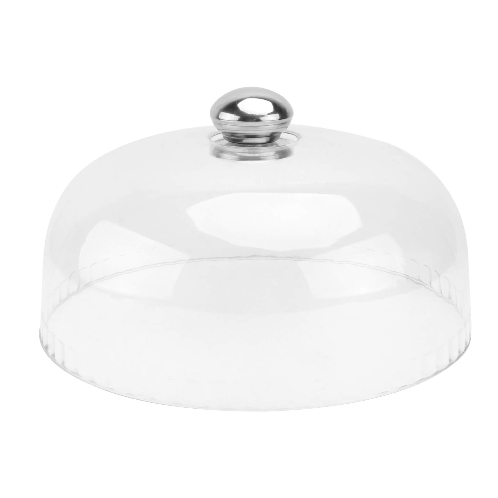 Clear Dome Cake Cover - Hemoton Round Transparent Cloche Lid for Cake, Dessert & Food Display - Microwave Safe Splatter Cover - Perfect for Baking, Serving & Storing Cakes, Pastries & Snacks