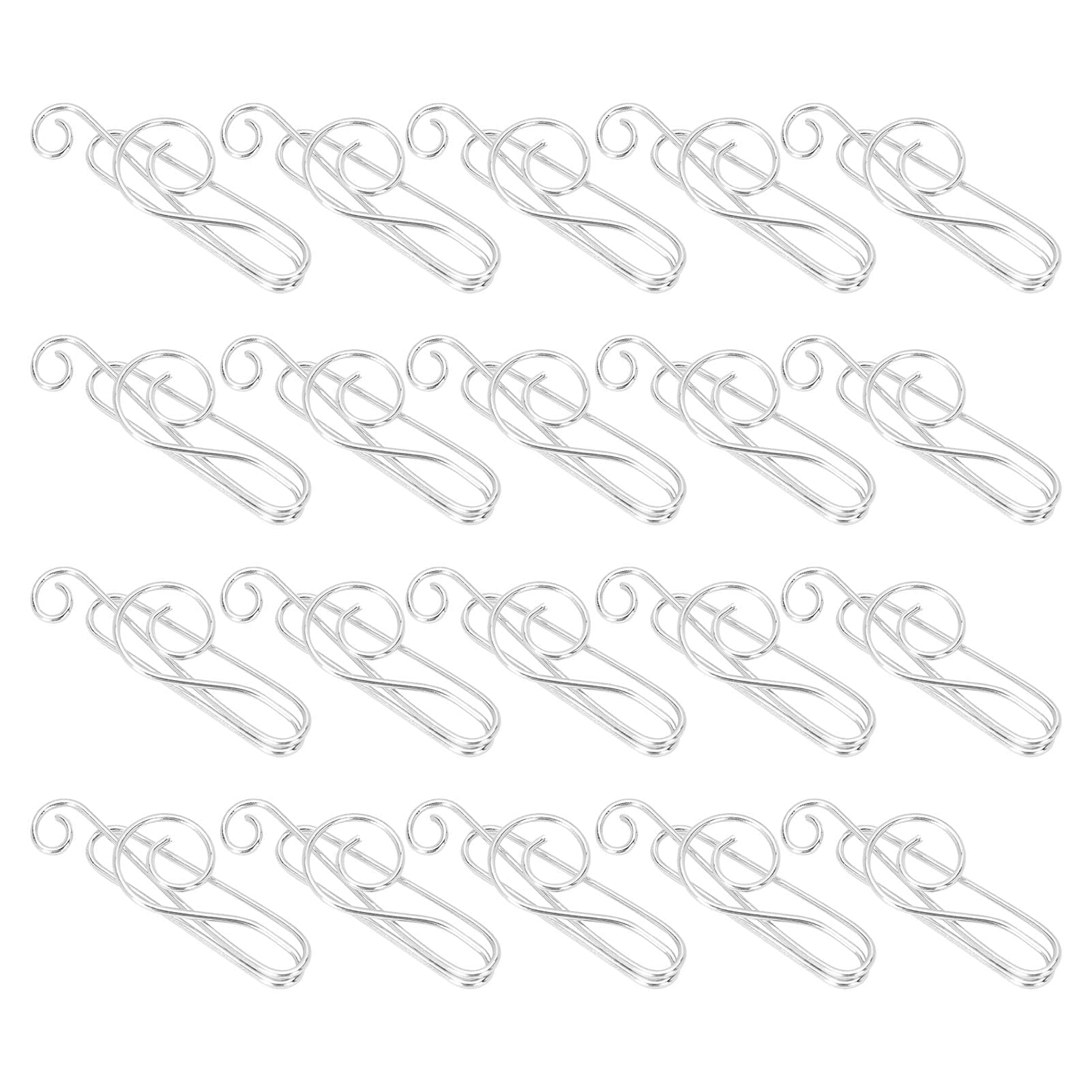 20Pcs Musical Note Paper Clips - Silver Metal Music Themed Office Clips, Creative Cute Stationery Clamps for School, Office & Home Use - Perfect for Organizing Documents, Scrapbooking & Gift Wrapping