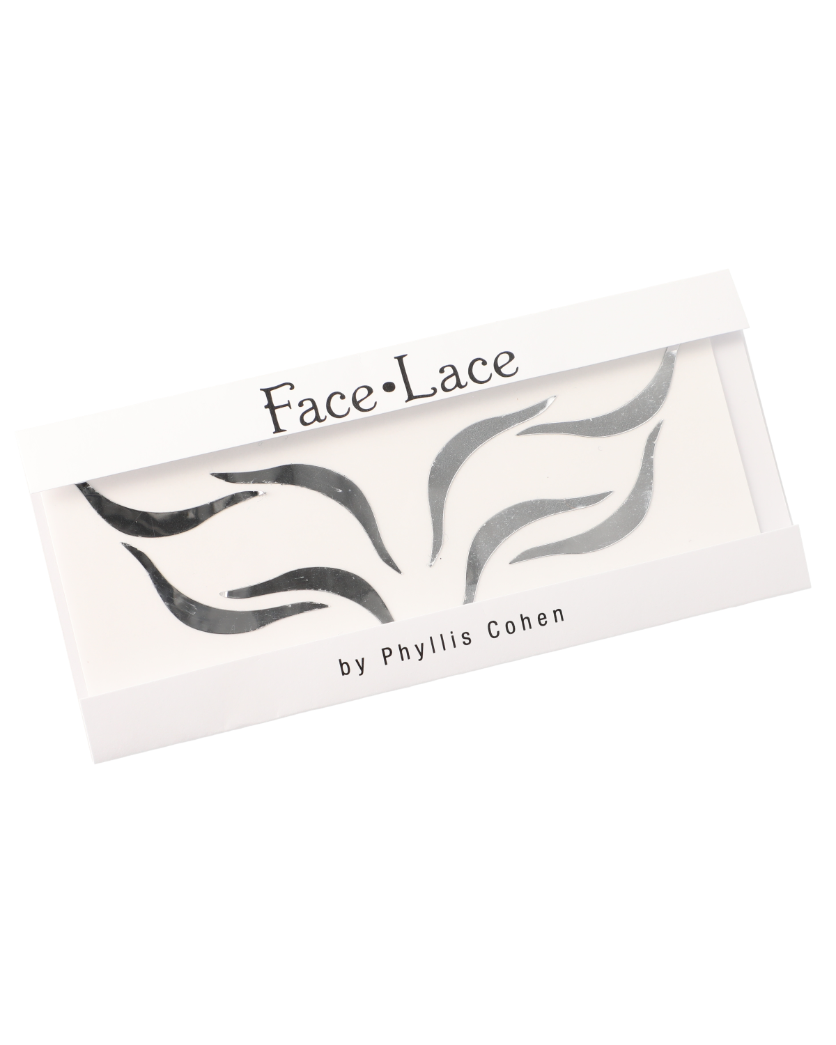 Reflectasy Chrome Mirror Silver - High-Quality Face Lace by Phyllis Cohen | Perfect for Halloween Costumes, Cosplay, and Theatrical Makeup