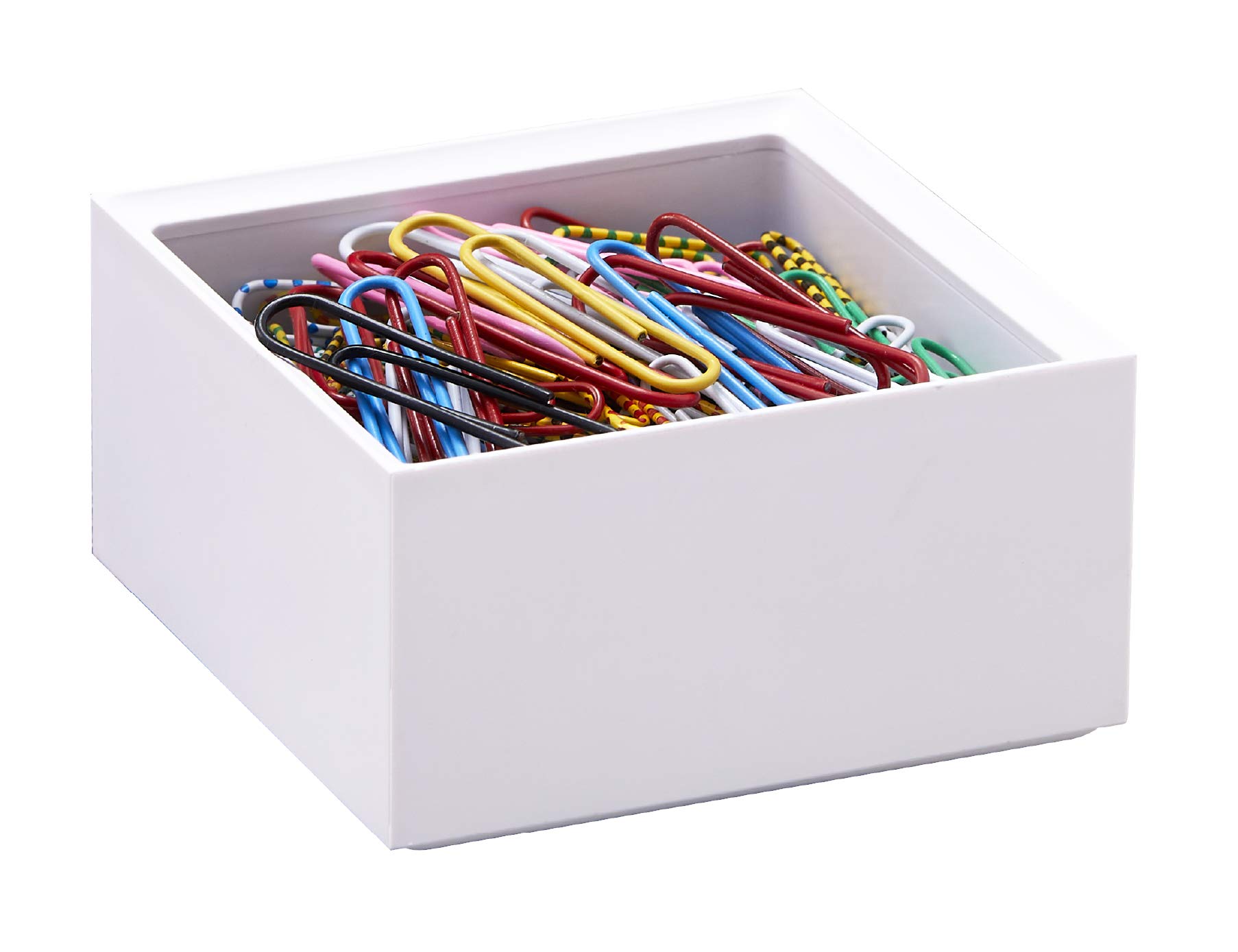 Bostitch Office Konnect Desk Organizer Accessory Tray - White Stackable Desktop Storage Solution for Office Supplies, Pens & Paper Clips | Perfect for Home Office, Workstation & School Desk Organization