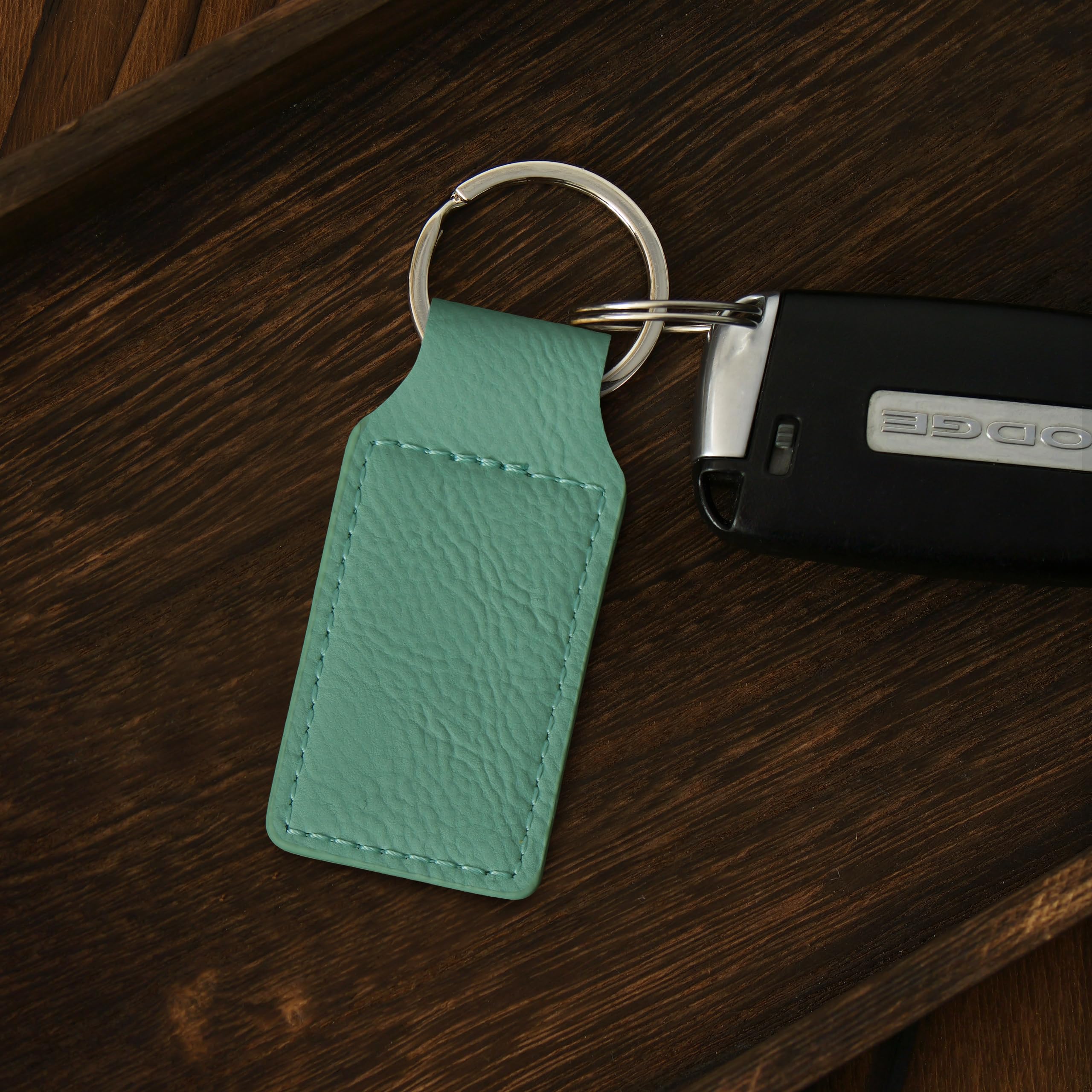 Custom Engraved LaserGram Rectangle Keychain - Tuna Fish Design - Perfect for Gifts, Promotions & Personal Use